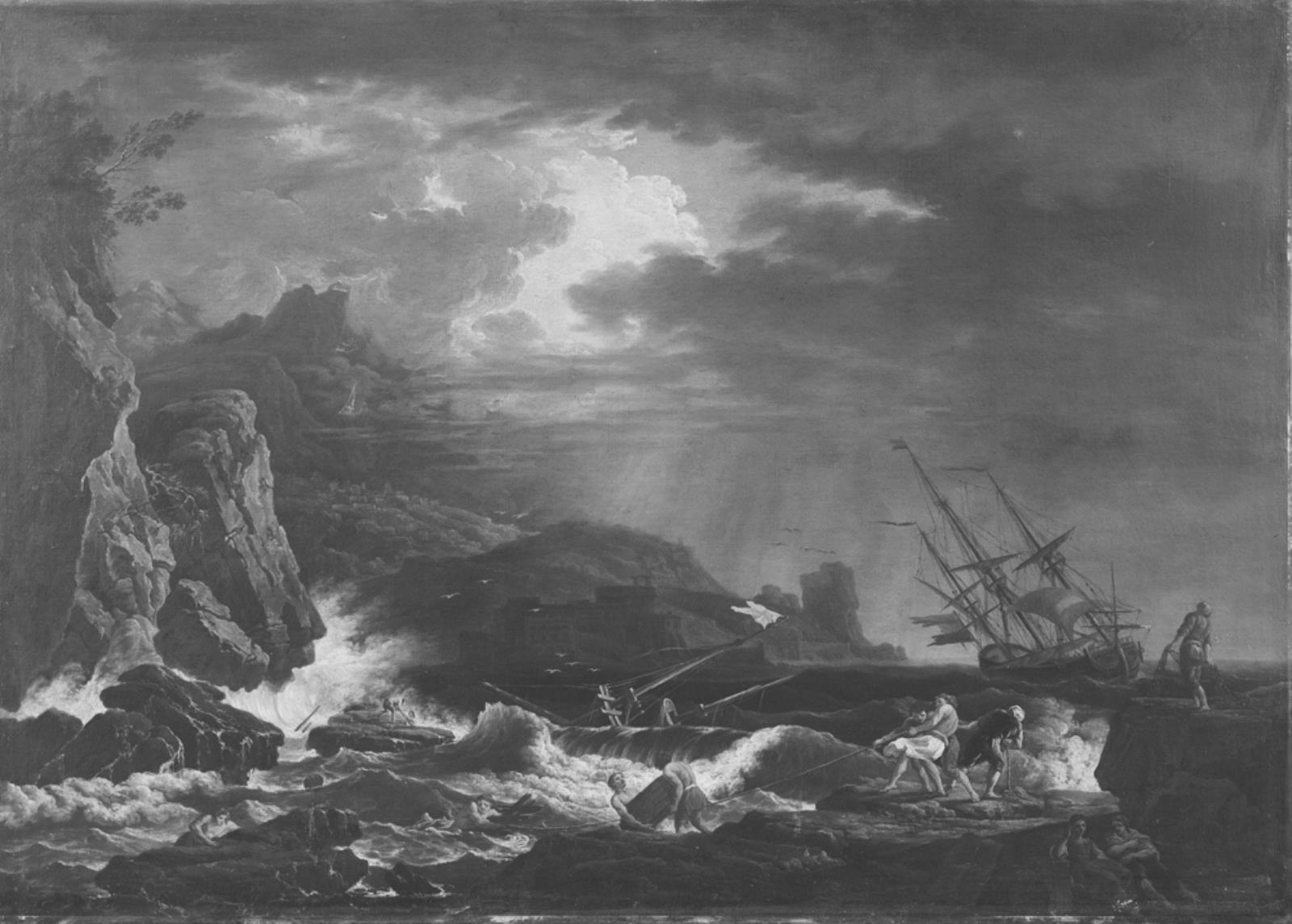 Marine Storm 1729 1795 Claude Joseph Vernet SMK Open