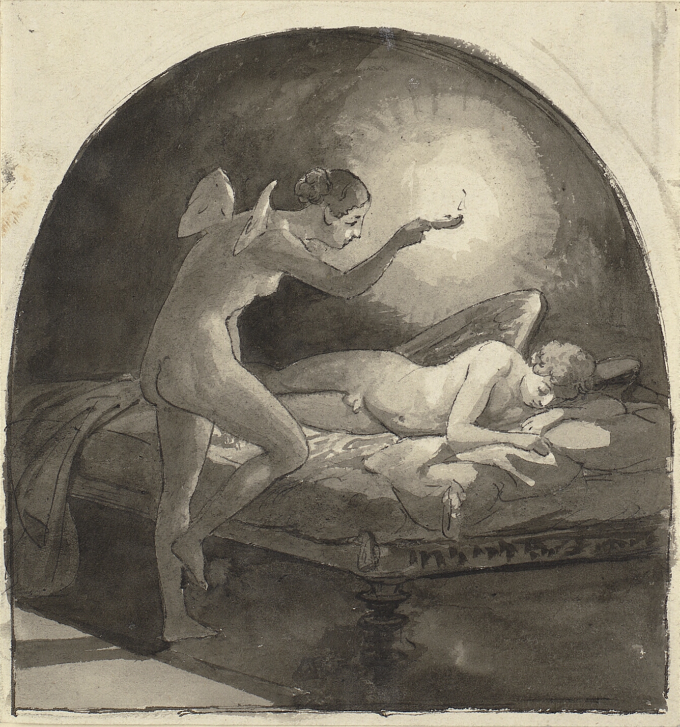 Psyke og den sovende Amor