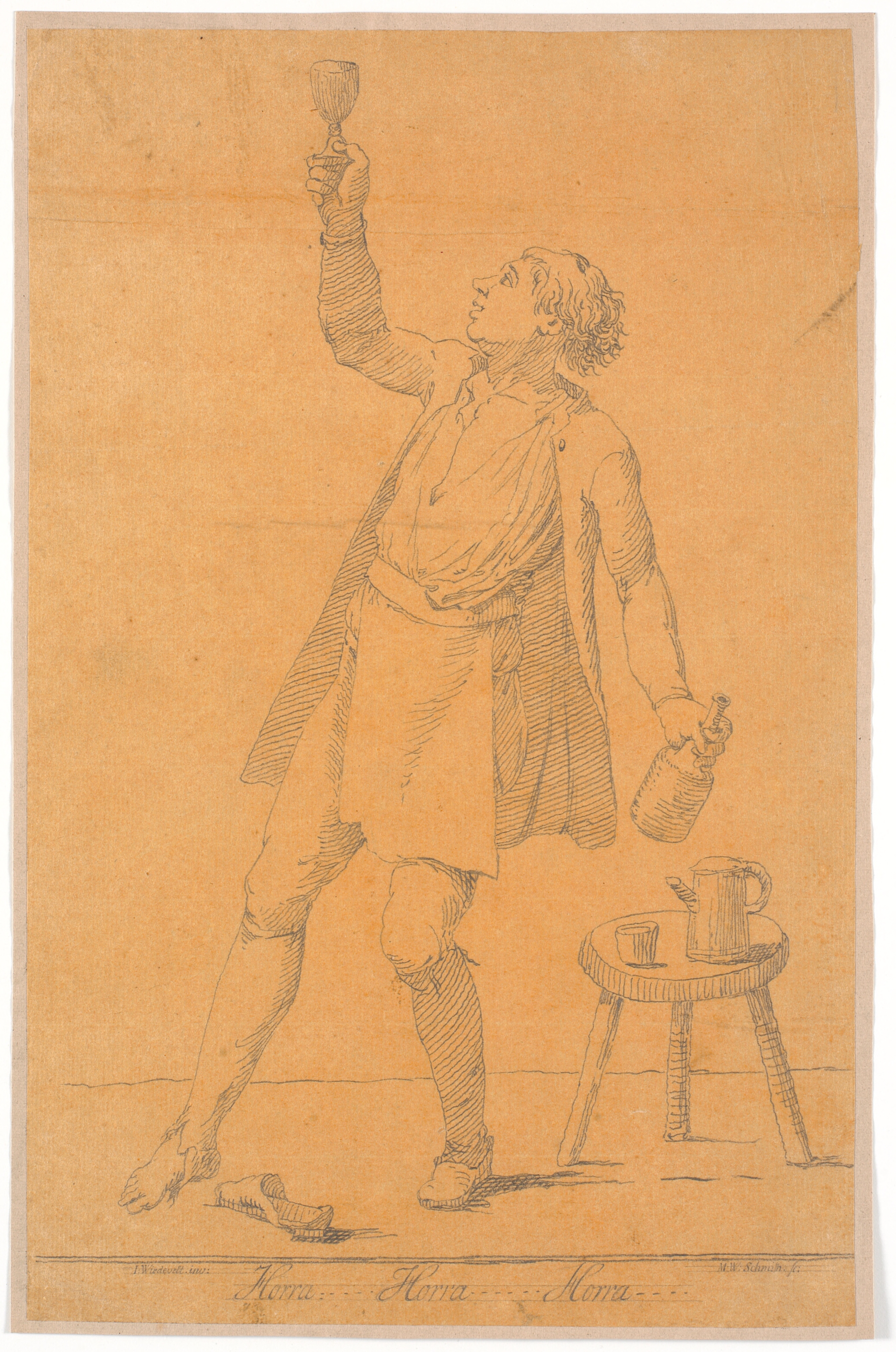 Portræt af Jens Juel? Kalke