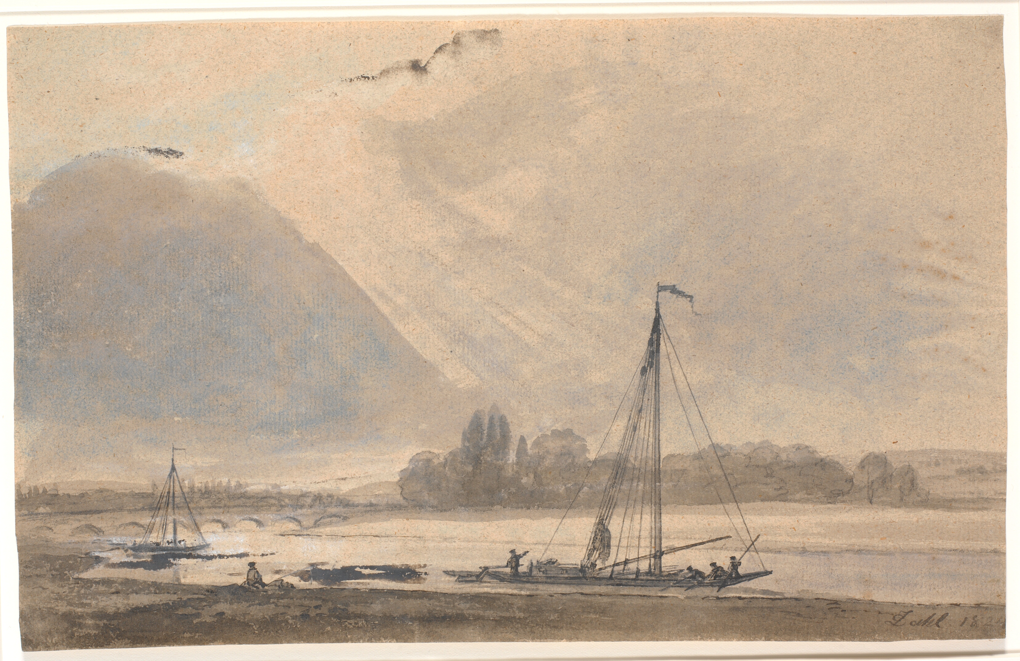 Parti af Elben nær Dresden