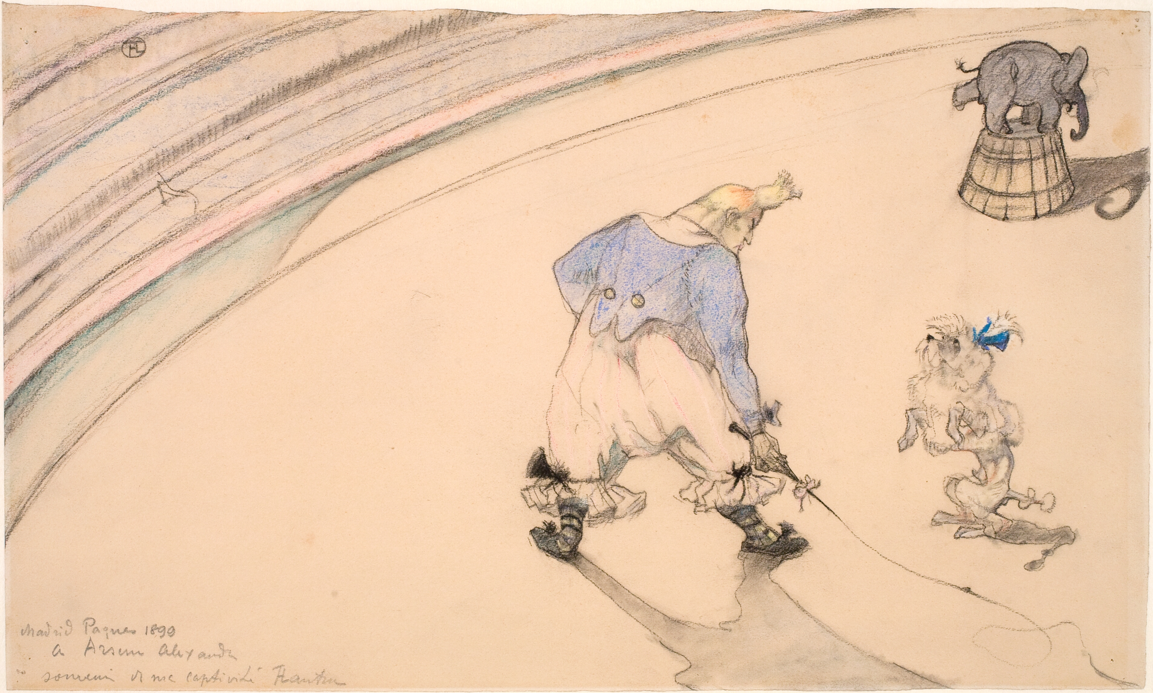 I cirkus - Klovnen Footit som dyretæmmer