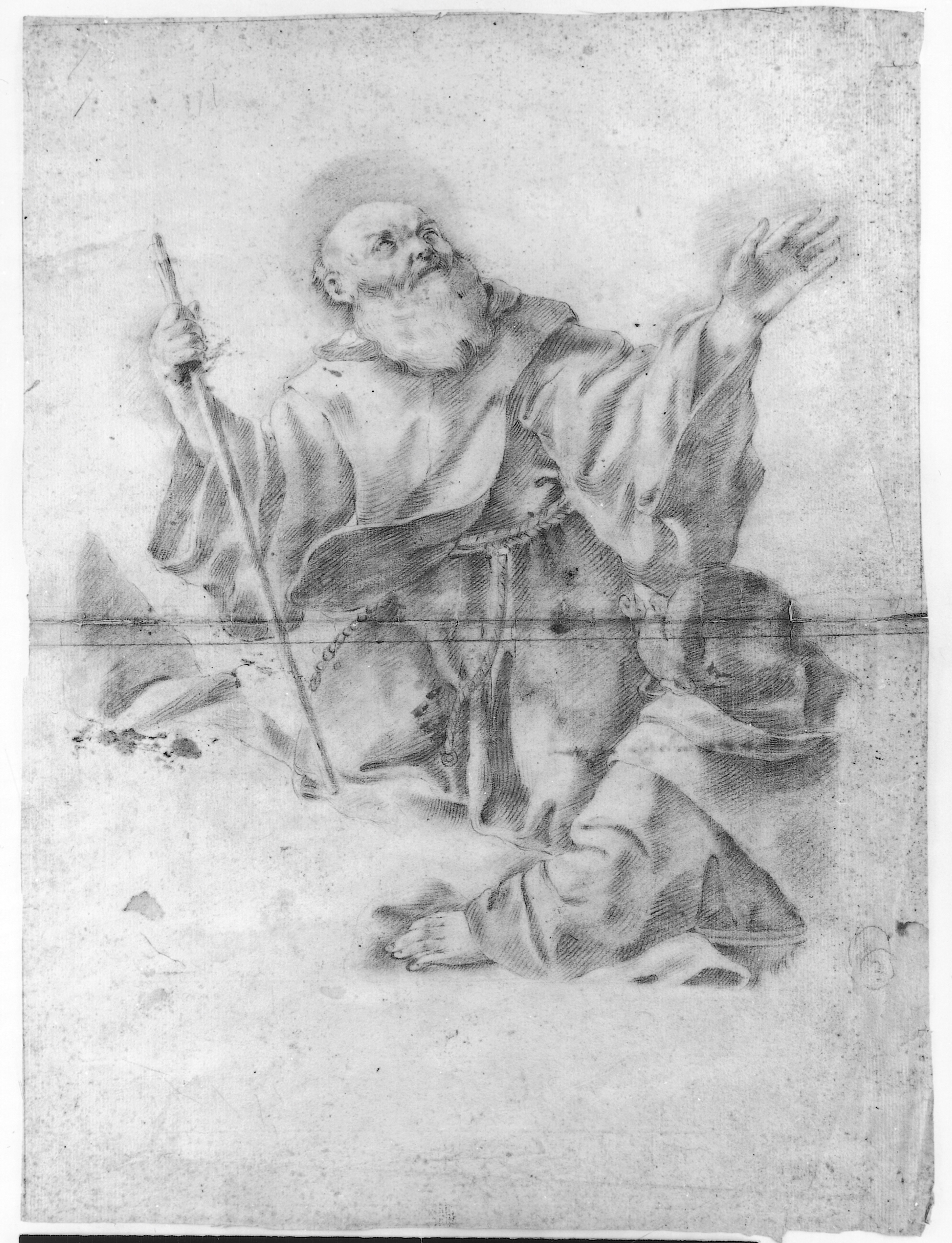 Frans af Paula og en munk