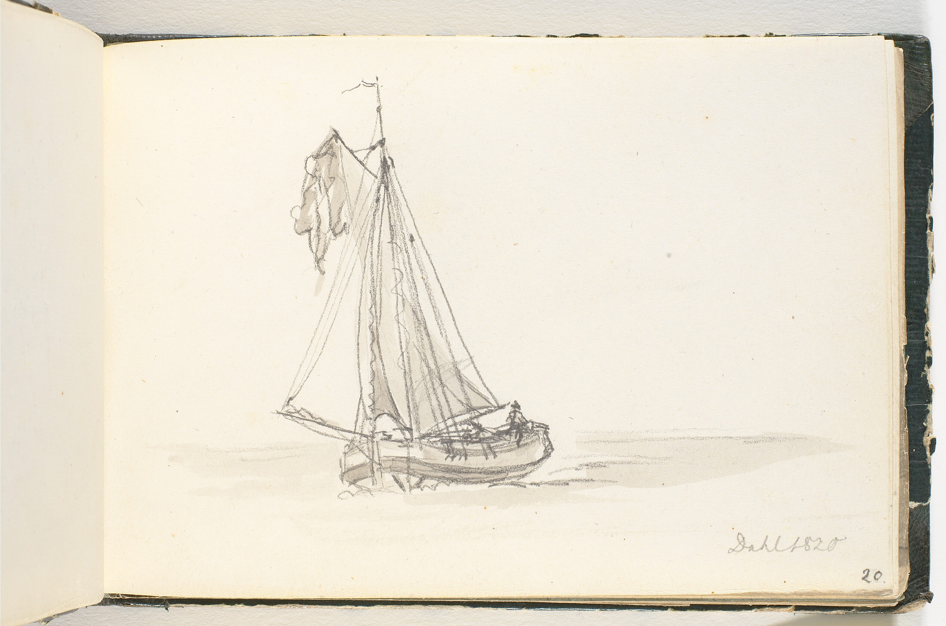 Et stort sejlskib i smult vande