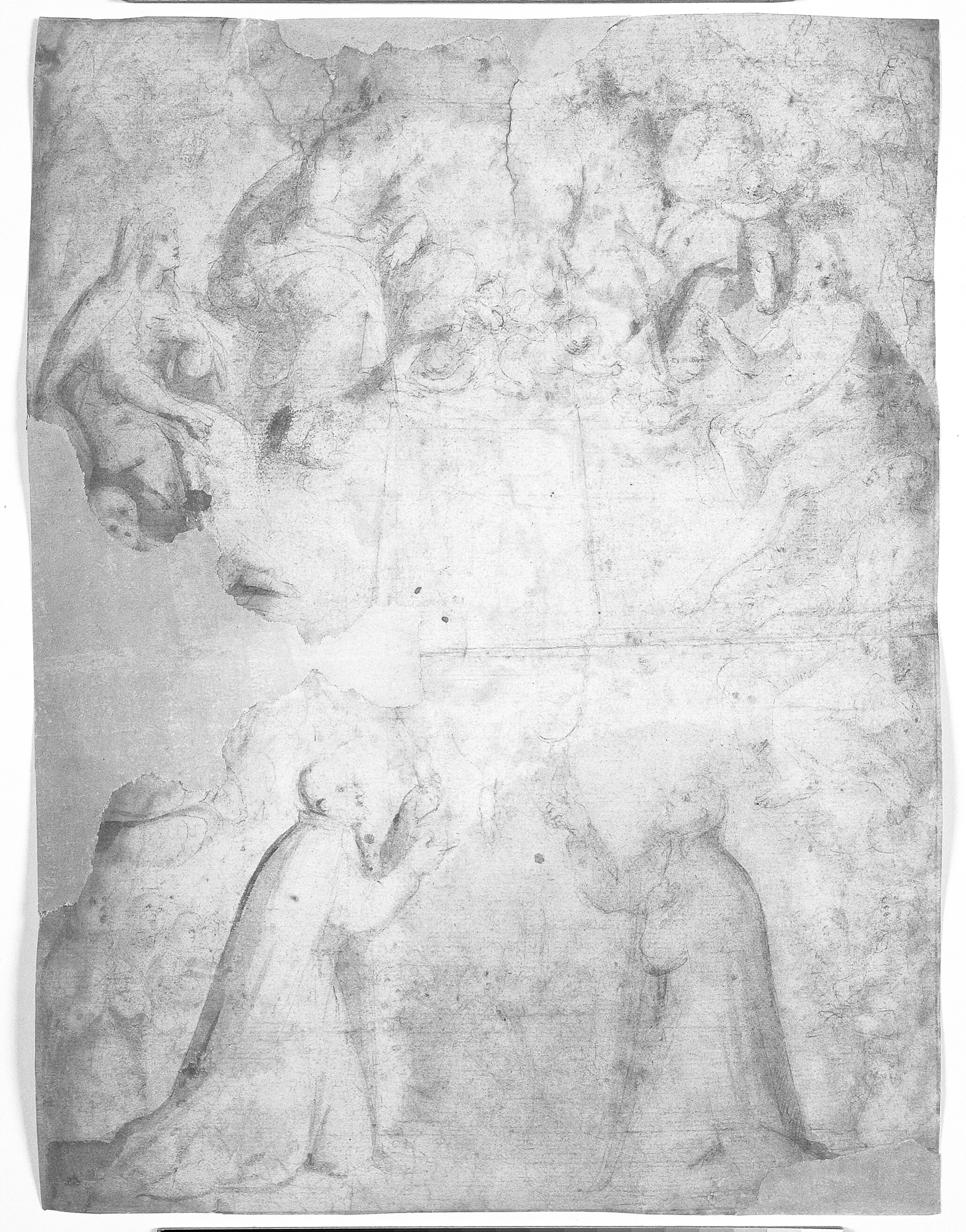 Tilbedelse af fane med Kristi monogram