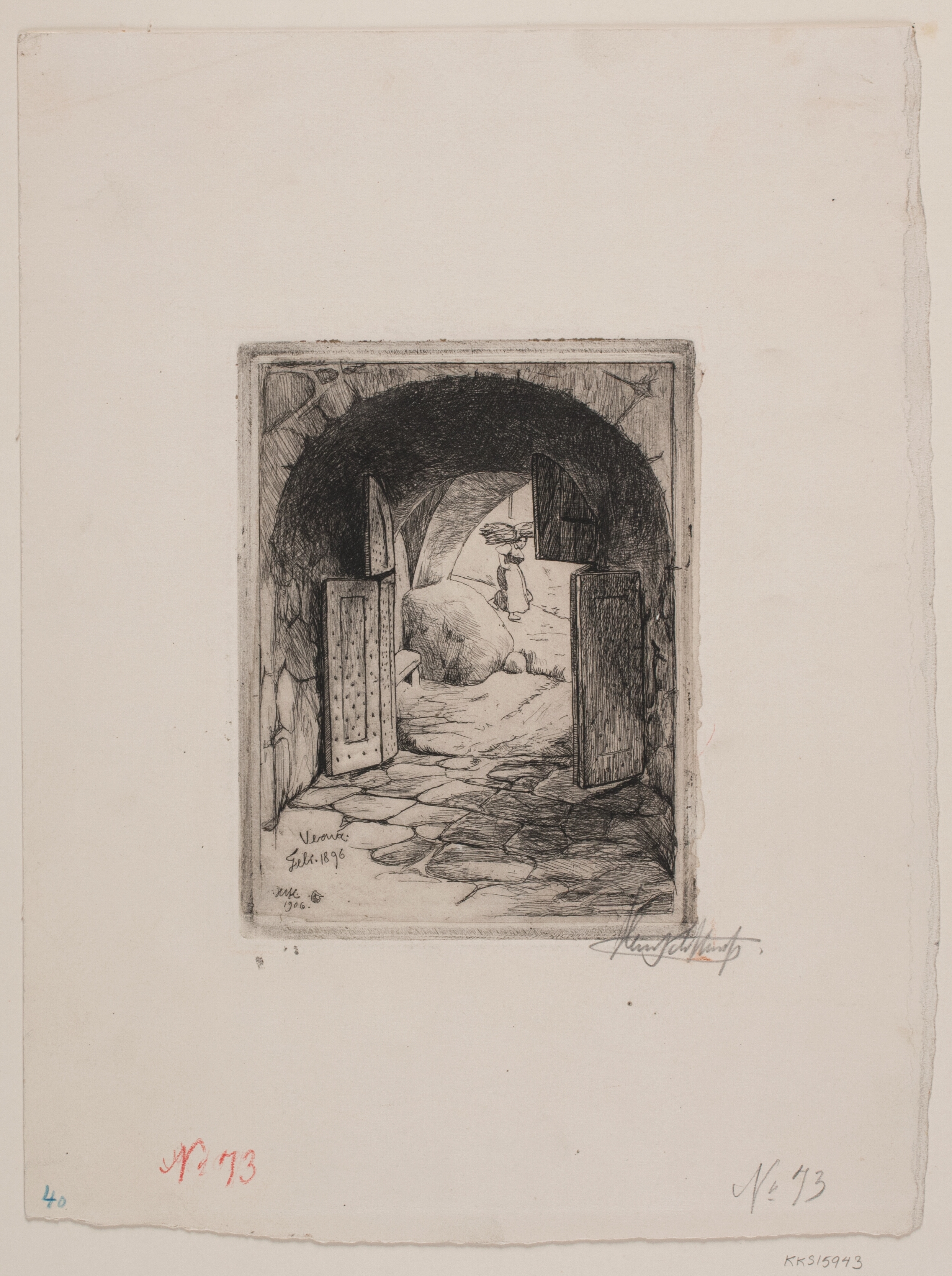 Verna klosterets port