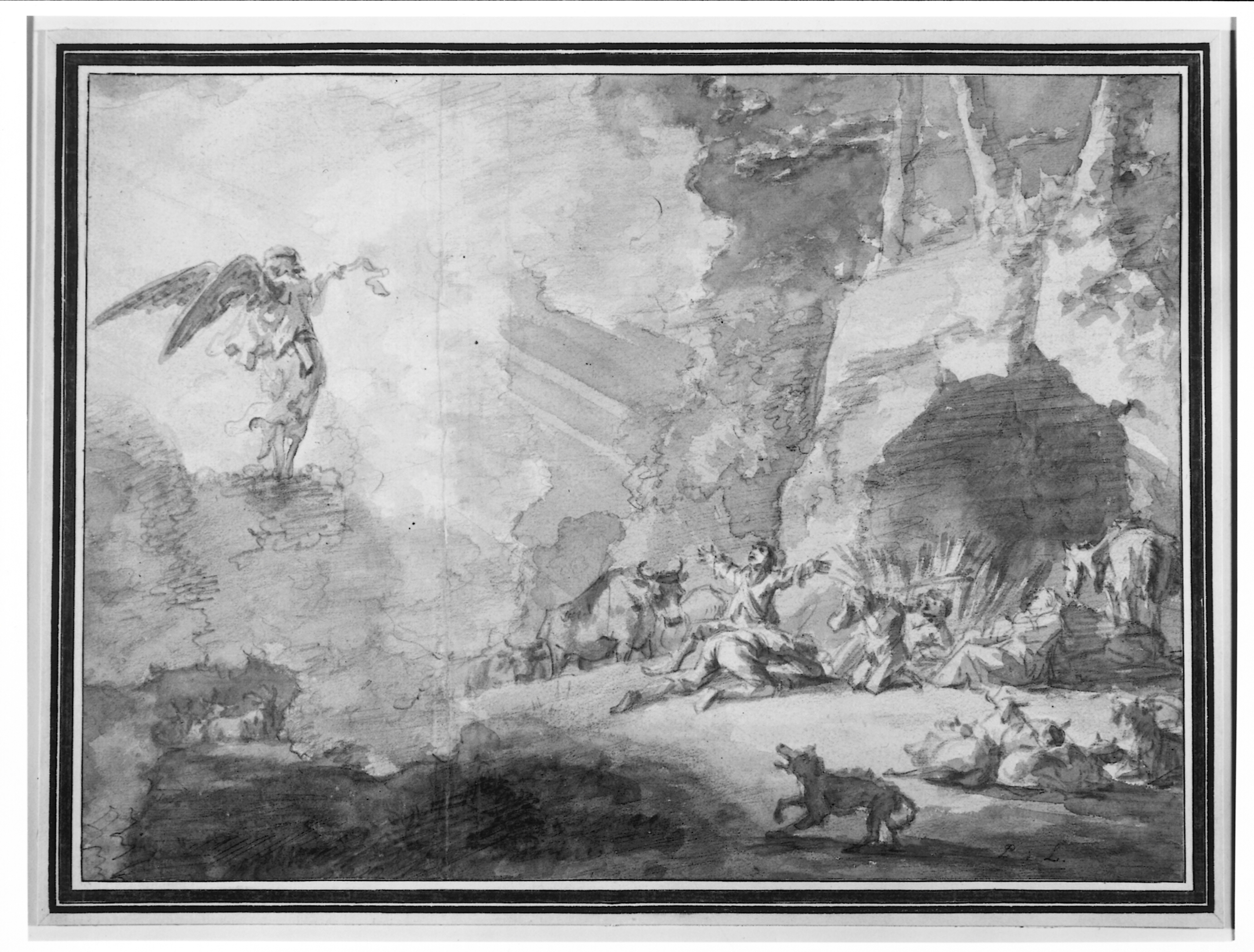 Englen viser vej for hyrderne