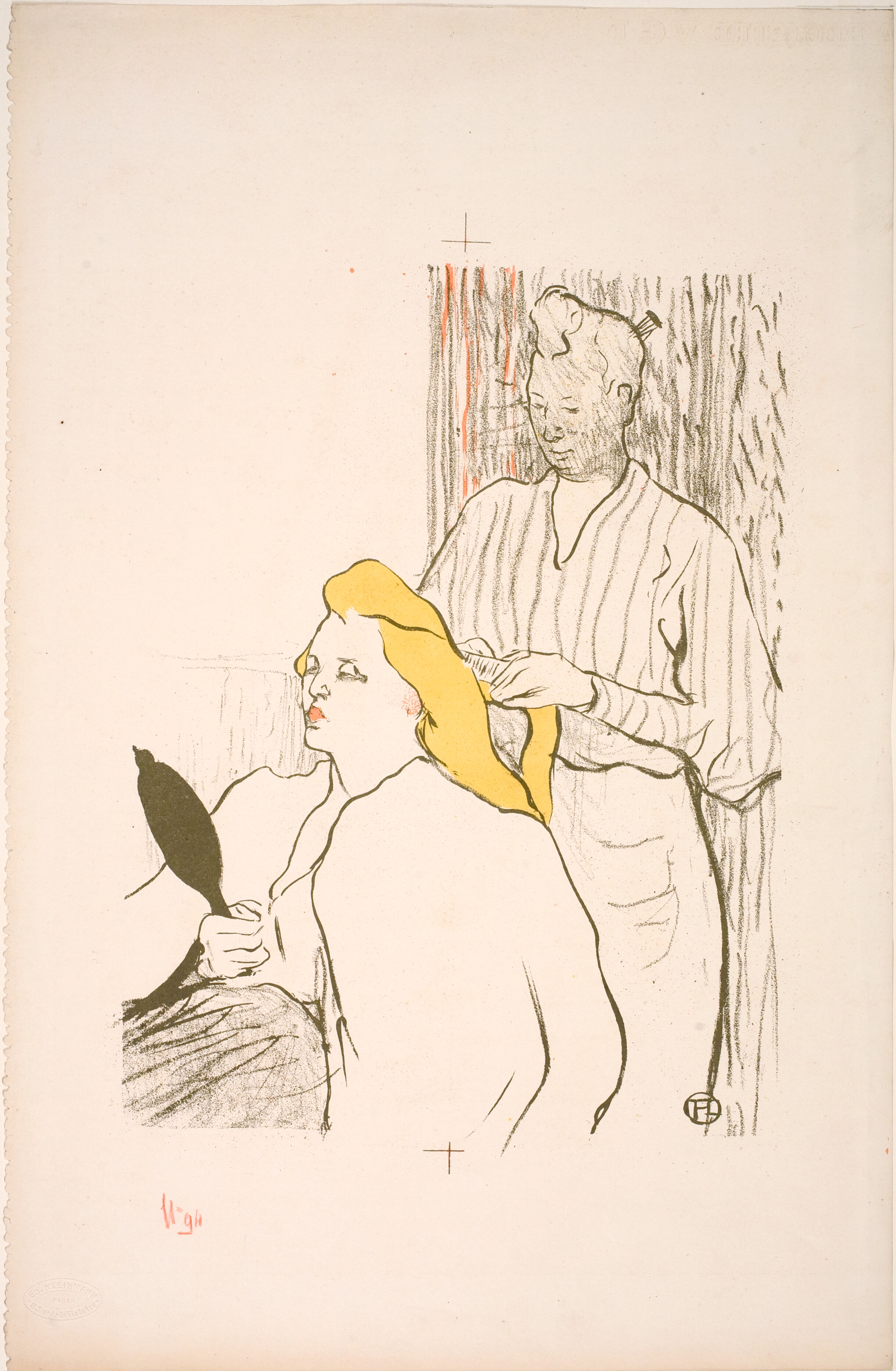 La Coiffure. Programme du Théâtre Libre