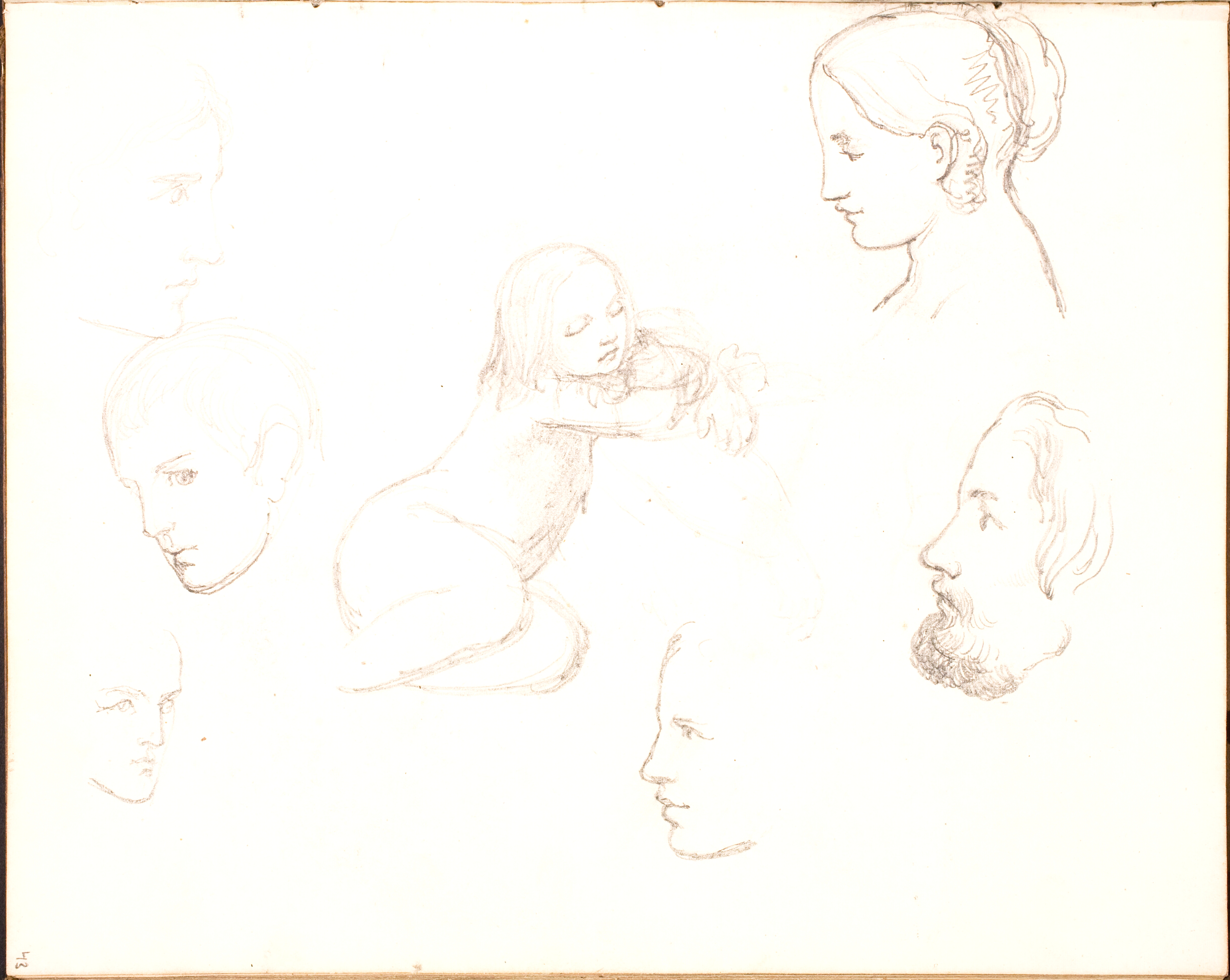 Skitsebog nr. 22 Dresden - München 1840-41