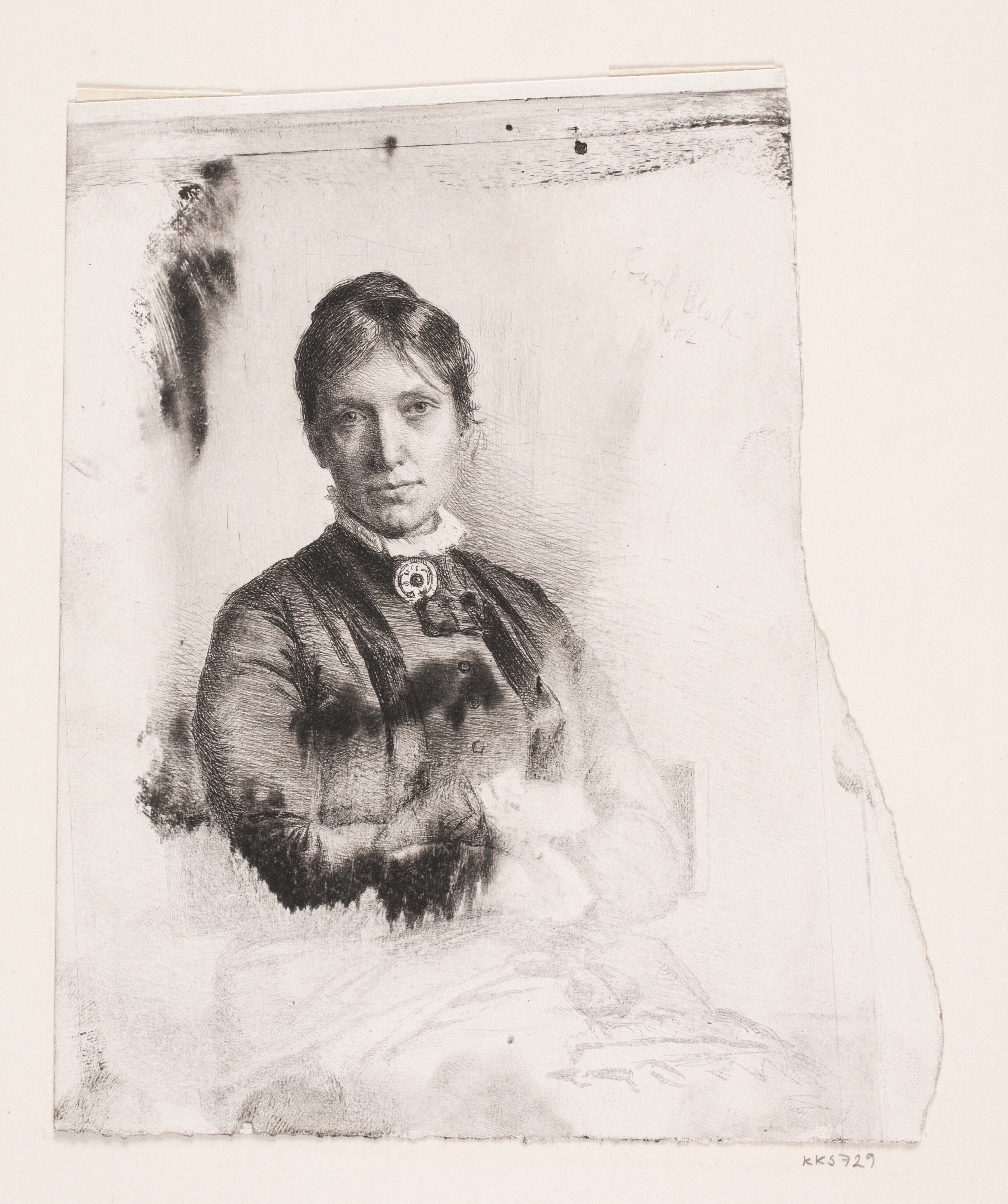 Portræt af Alma Bloch