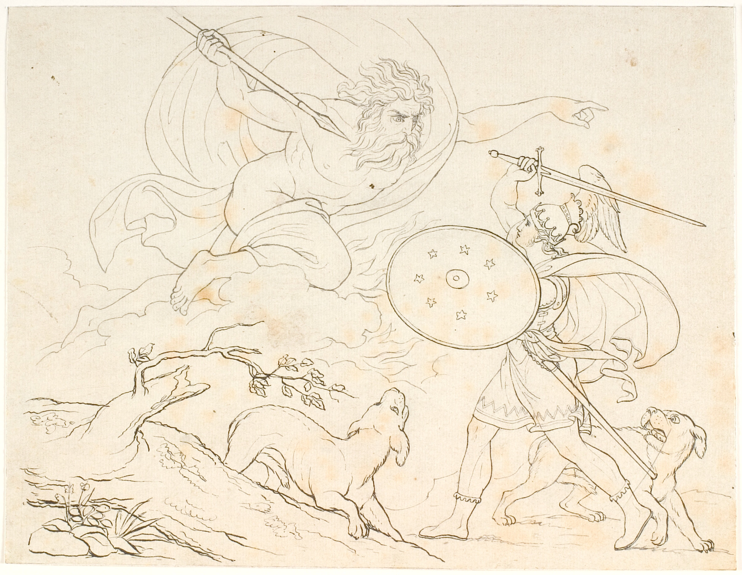 Fingals kamp med Lodas ånd