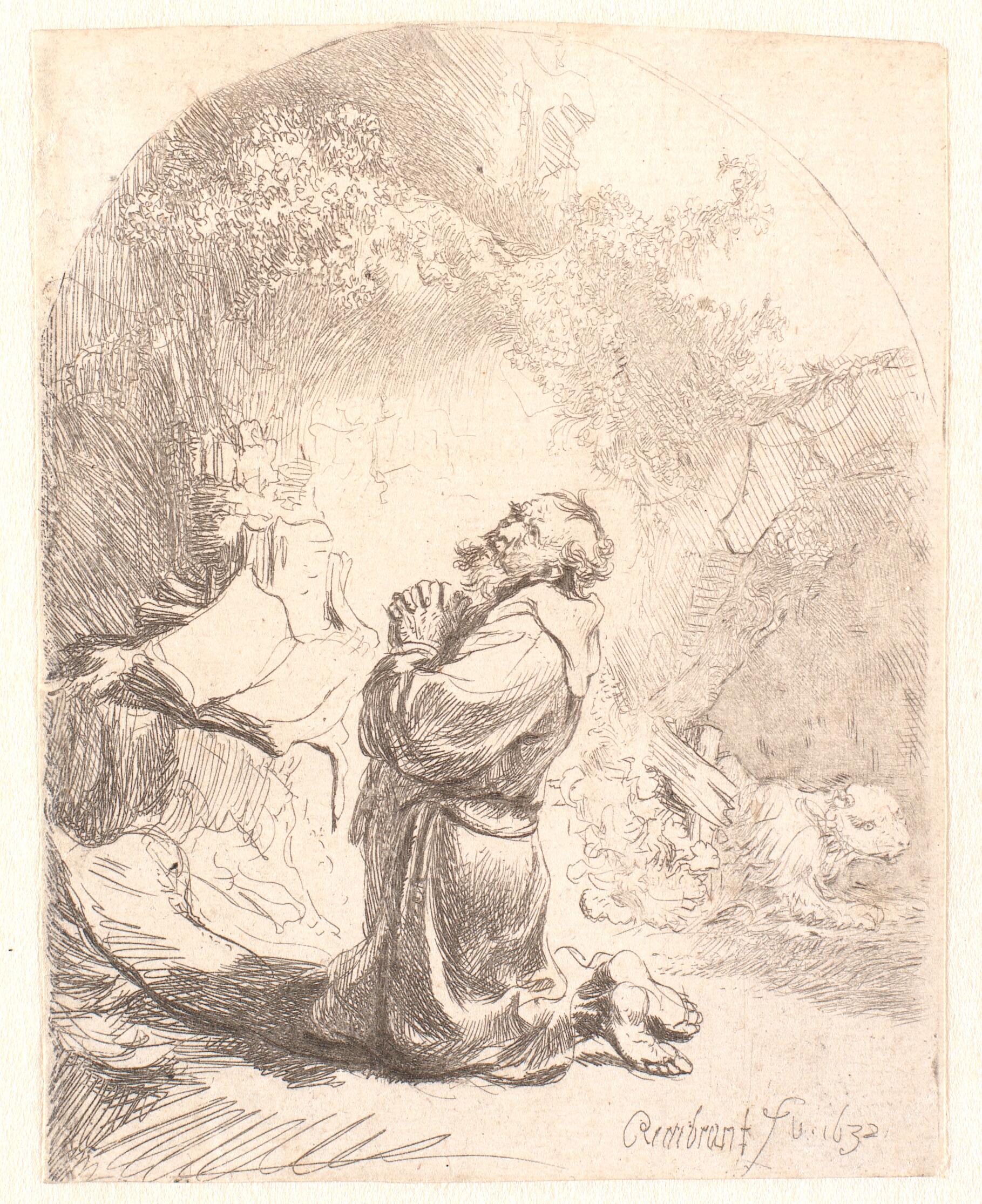 Den hellige Hieronymus i bøn