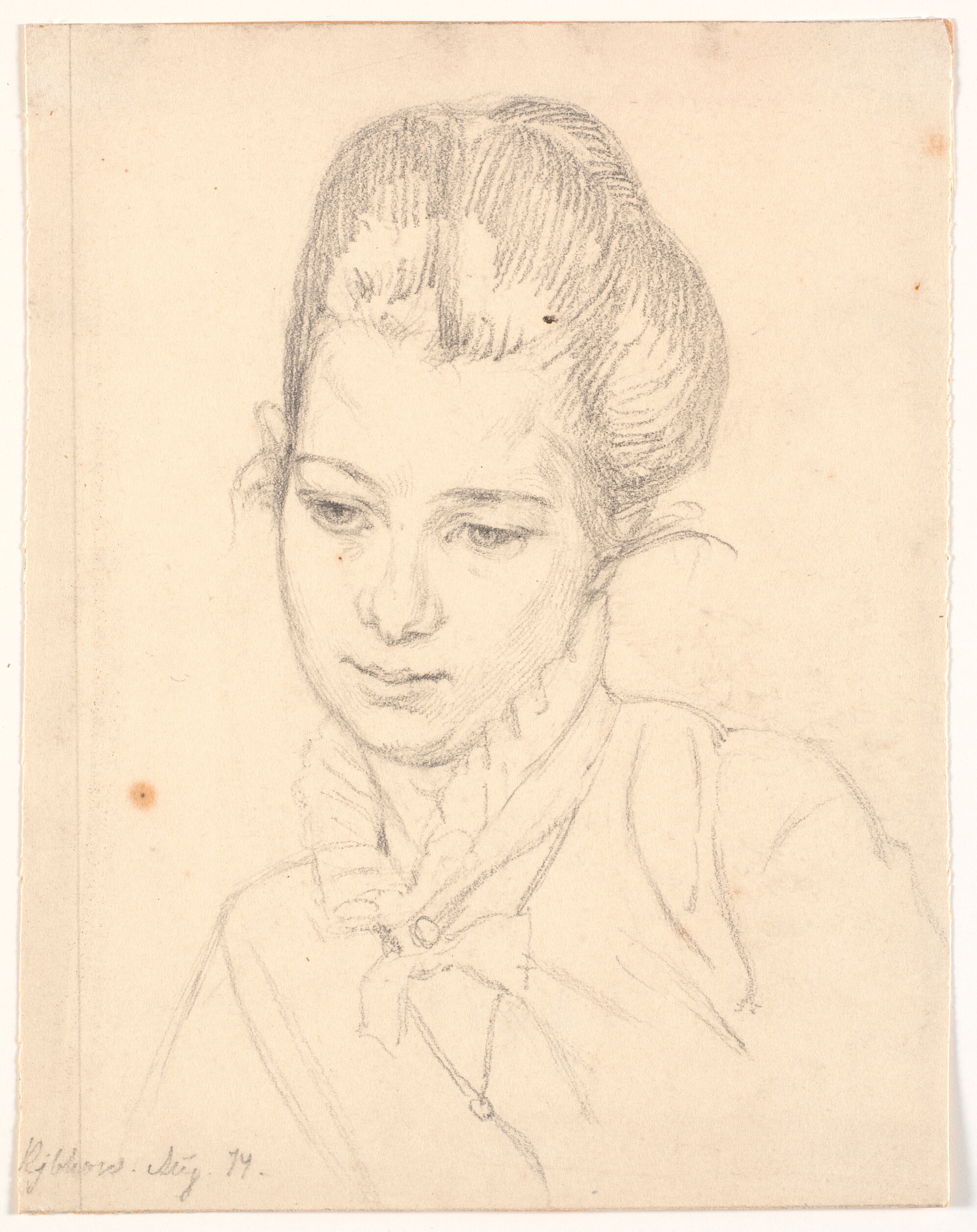 Portræt af Frk. Raffenberg