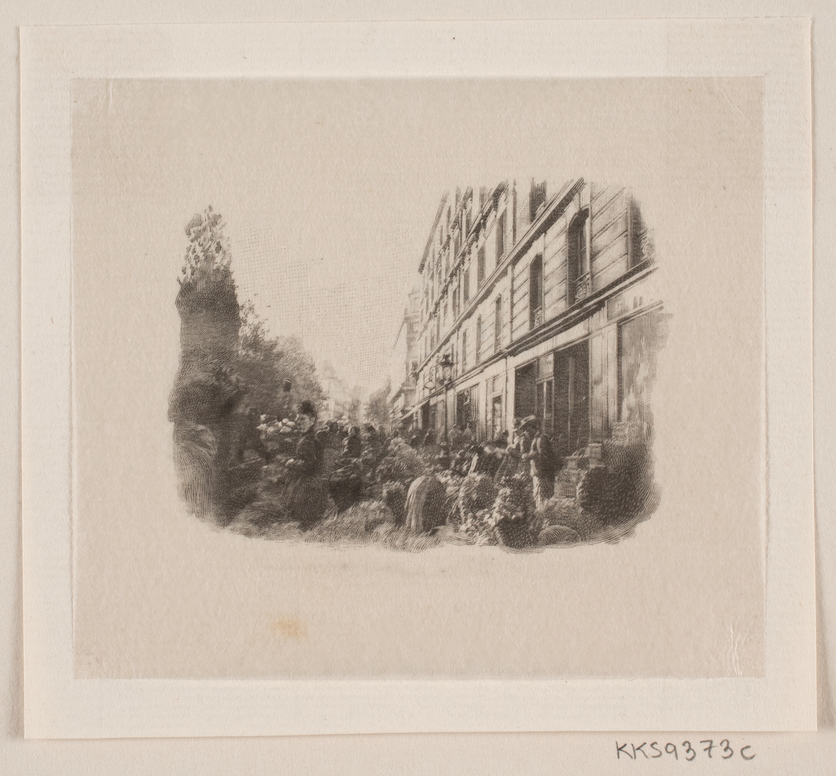 Torvehandel på plads i Paris