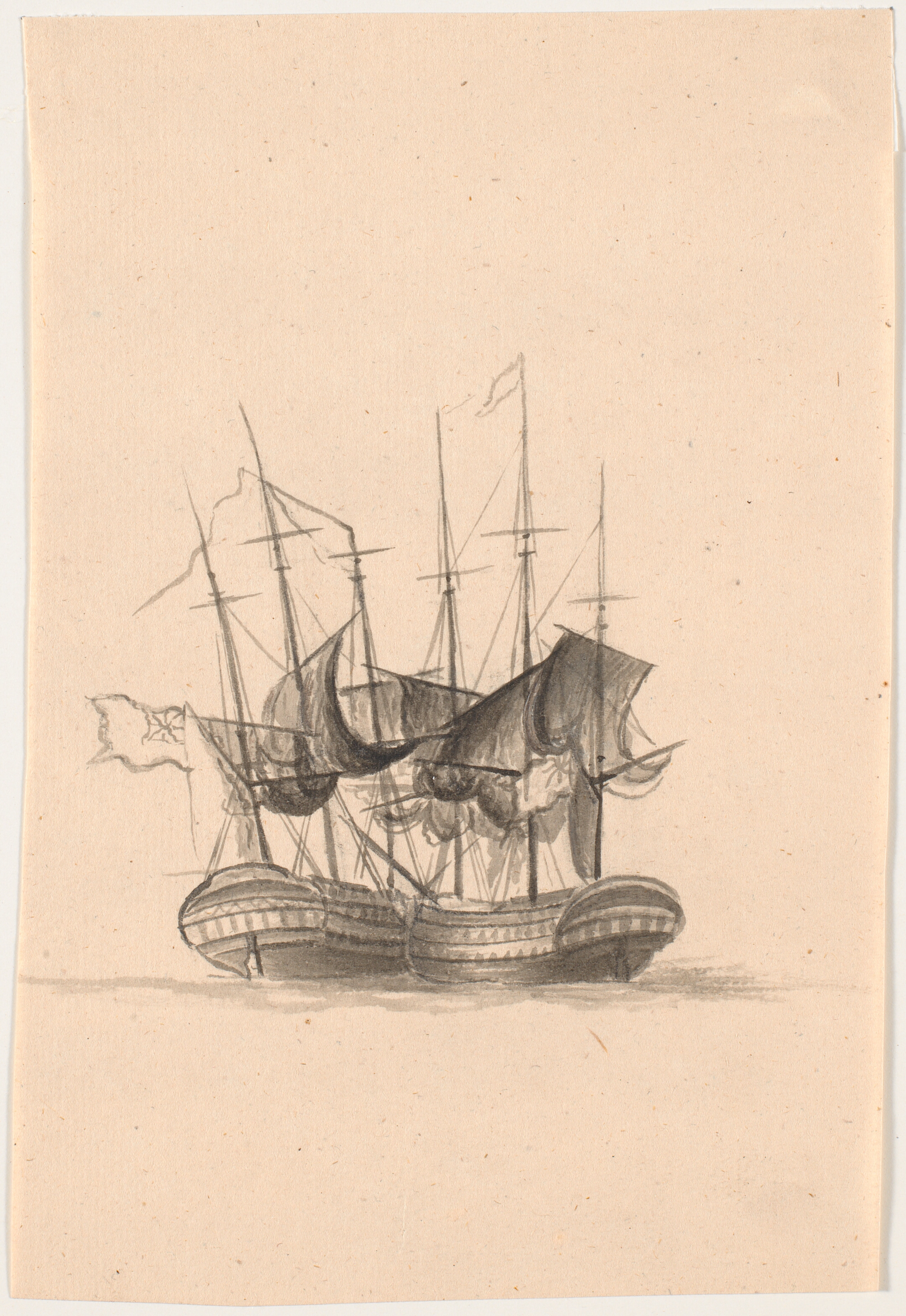 To engelske krigsskibe