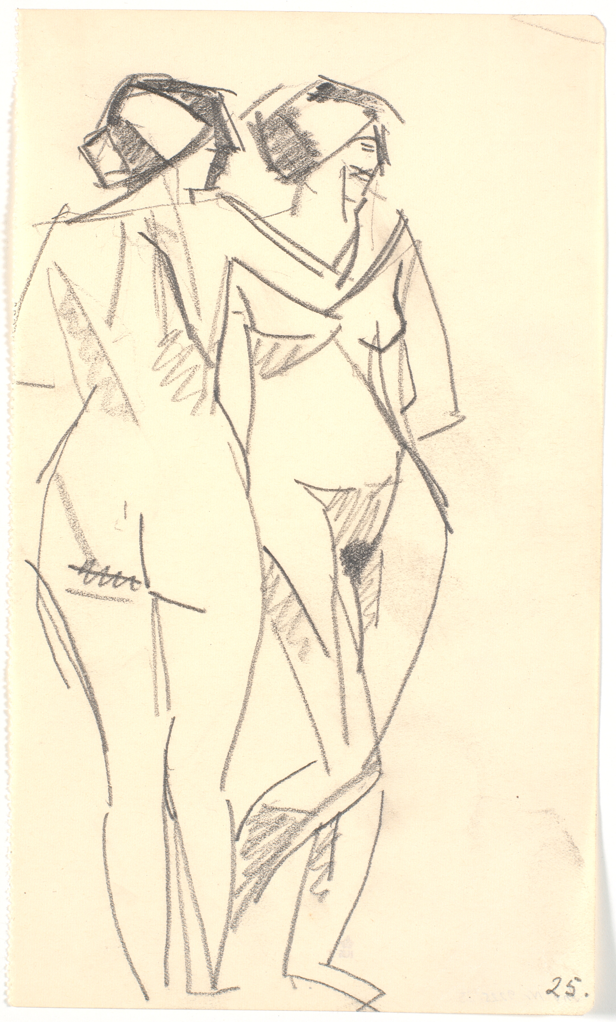 To stående modeller