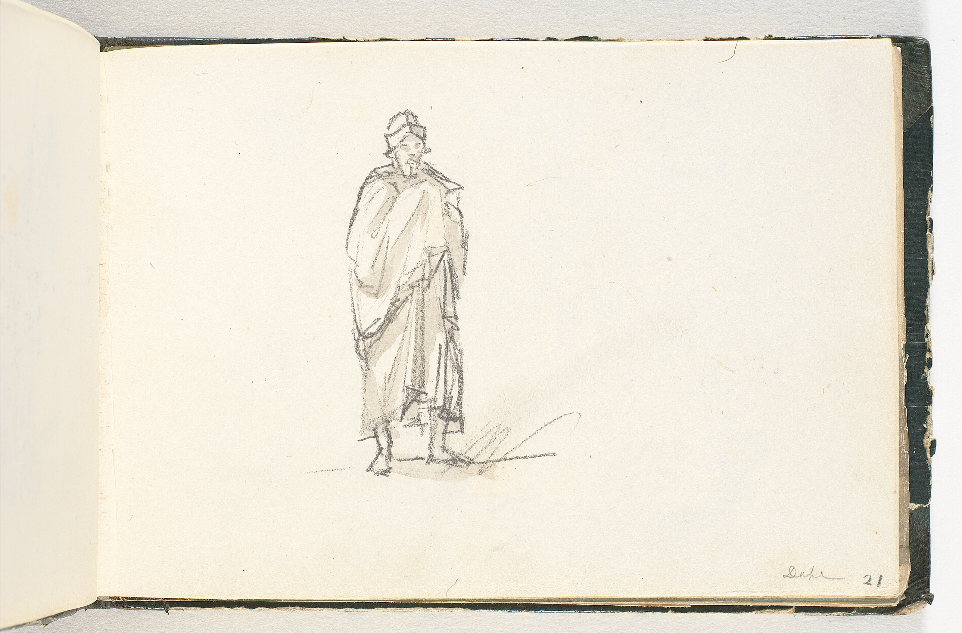 En mand klædt i kapper