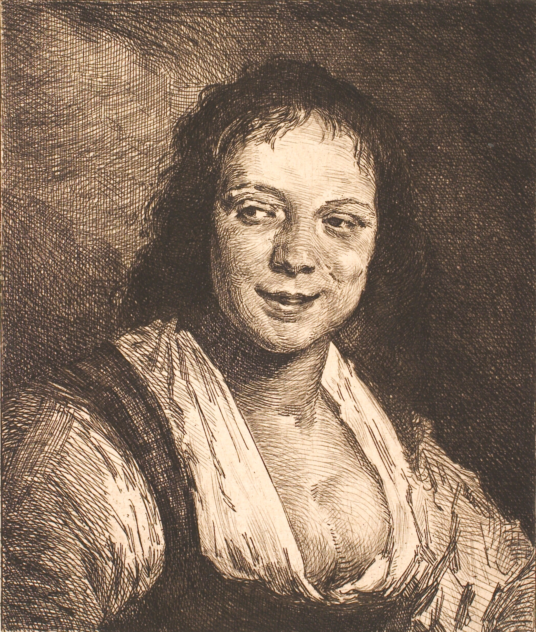 Leende pige, efter Frans Hals