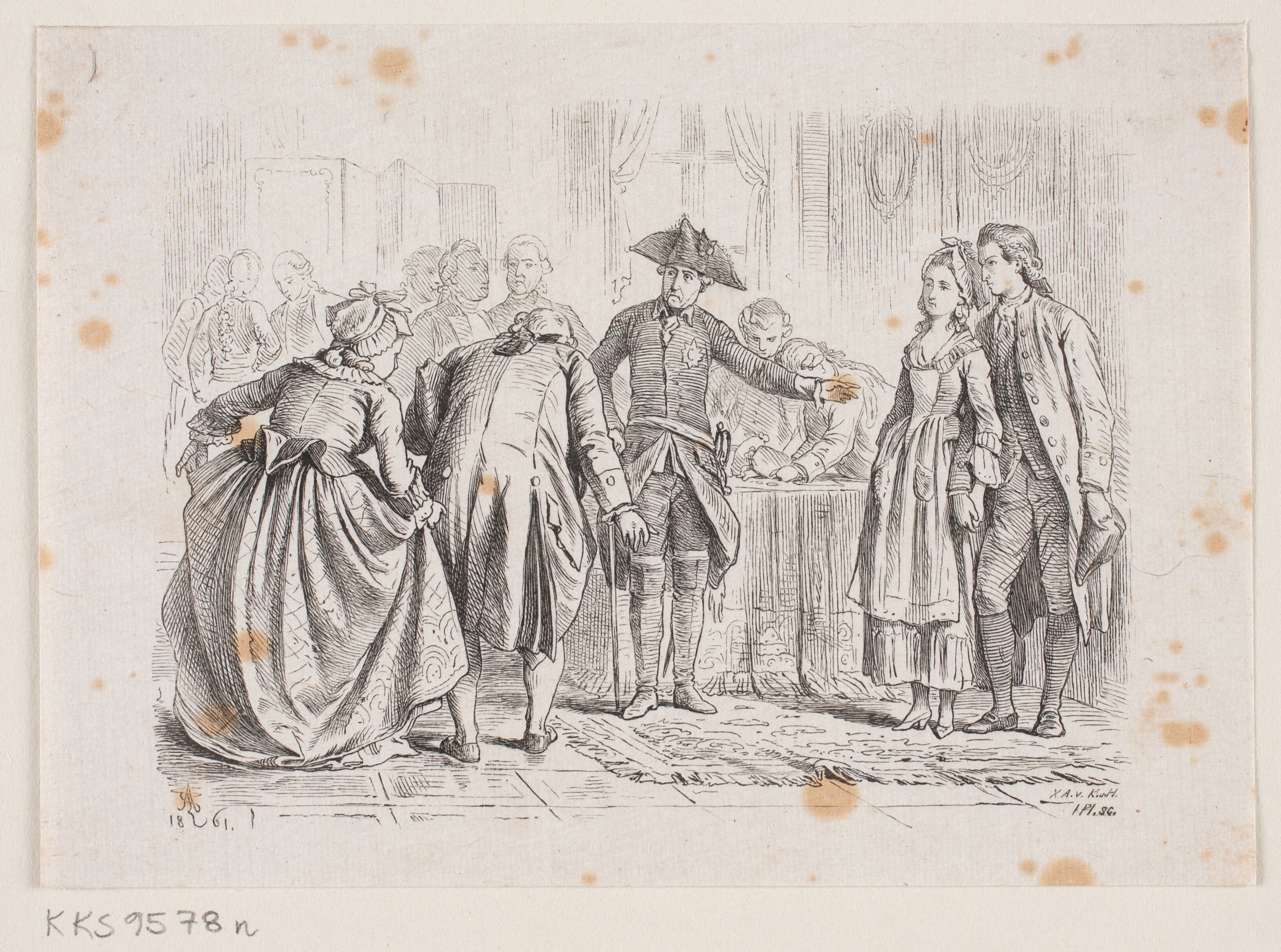 Scene af Frederik d. Stores Historie