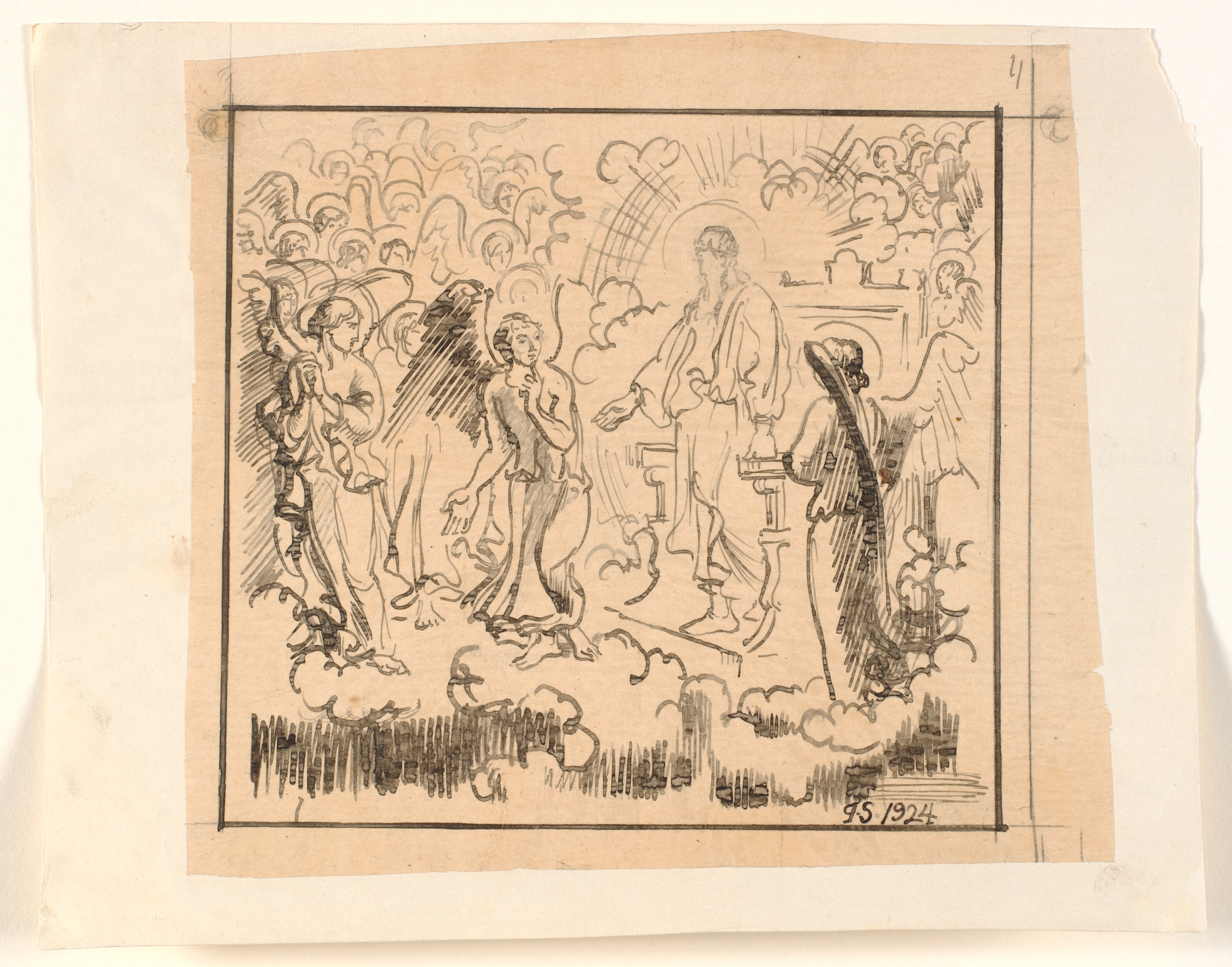 Englene på Herrens trone