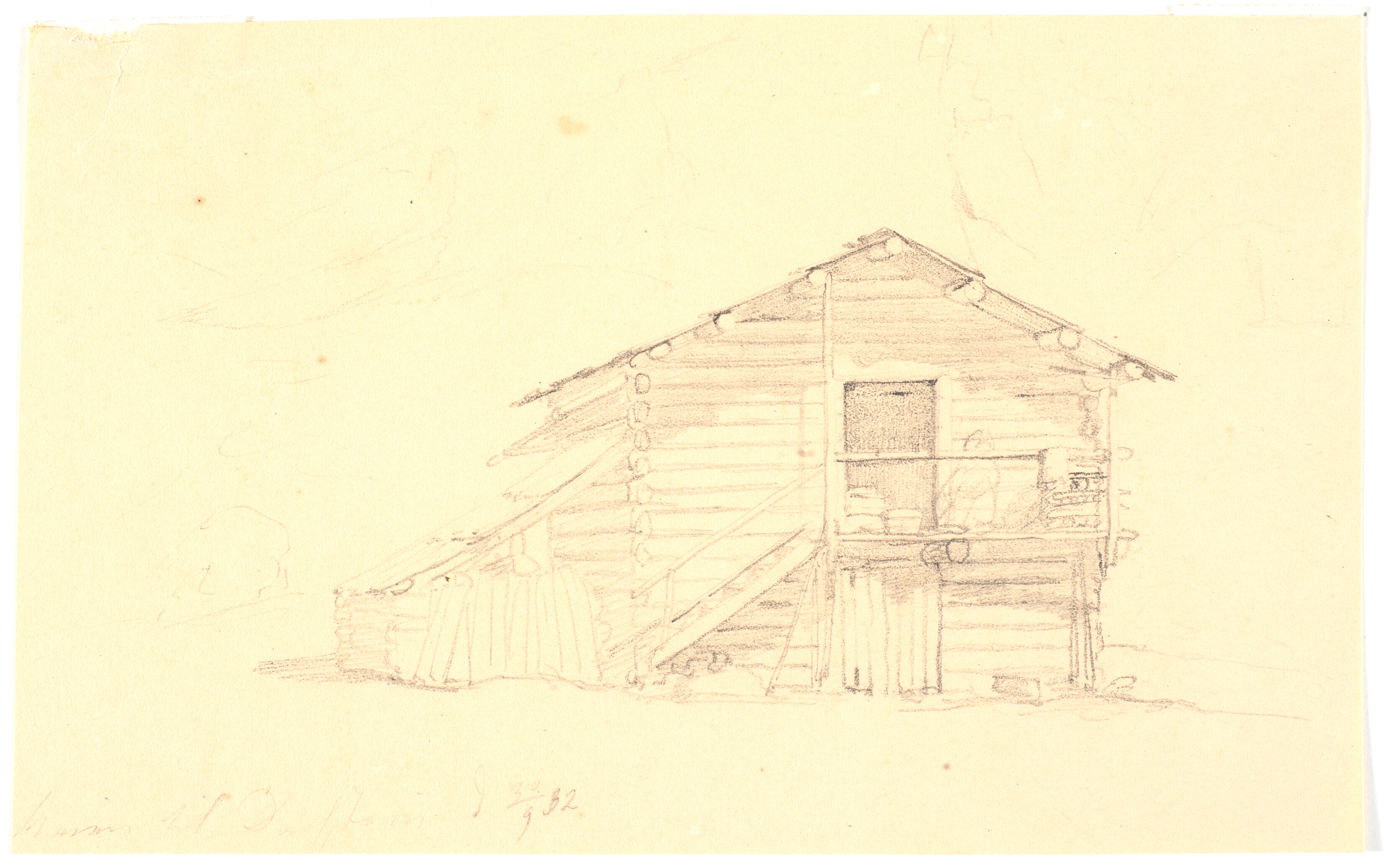 Træhus på vejen til Dachstein