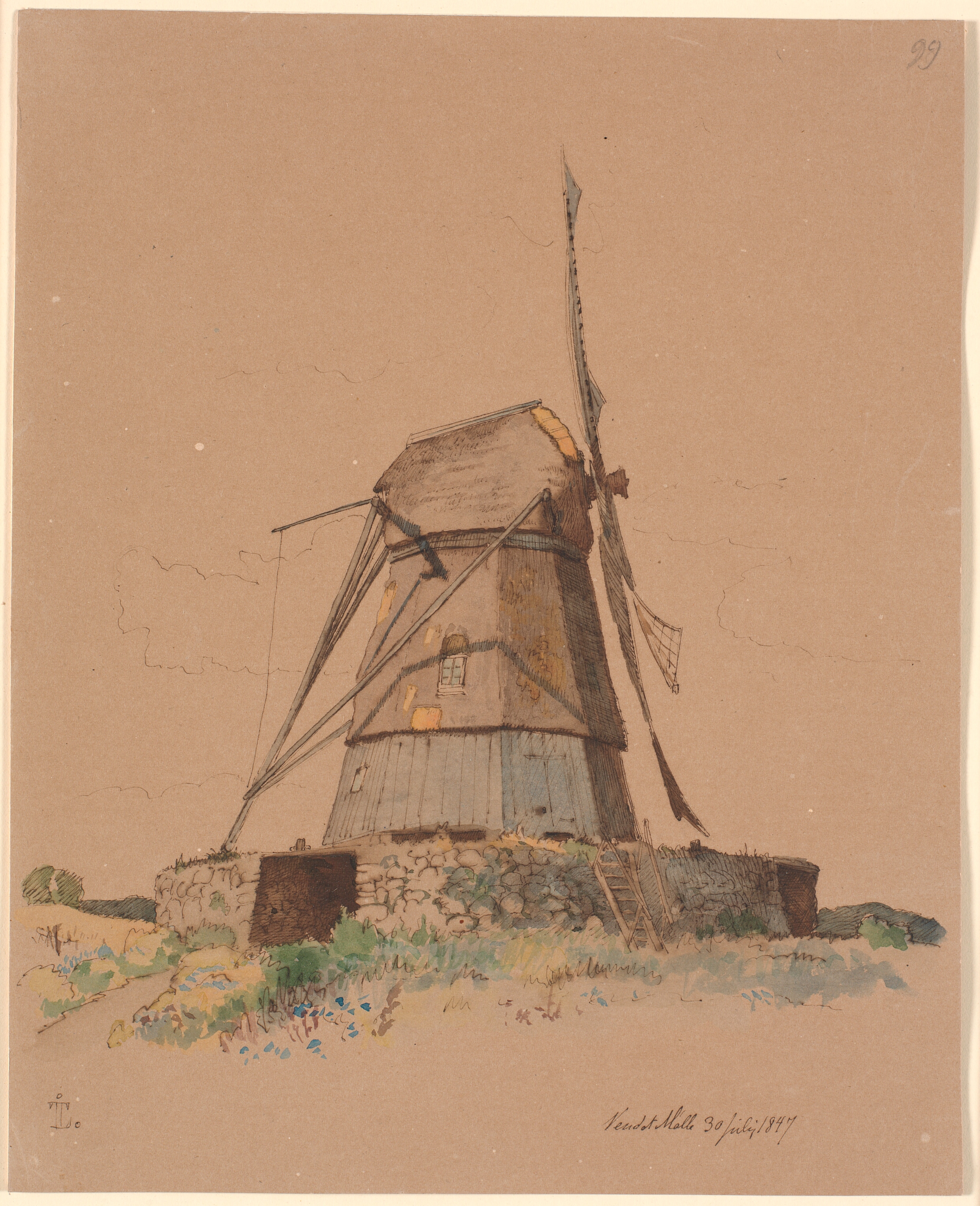 Vendet Mølle ved Dortheaslyst