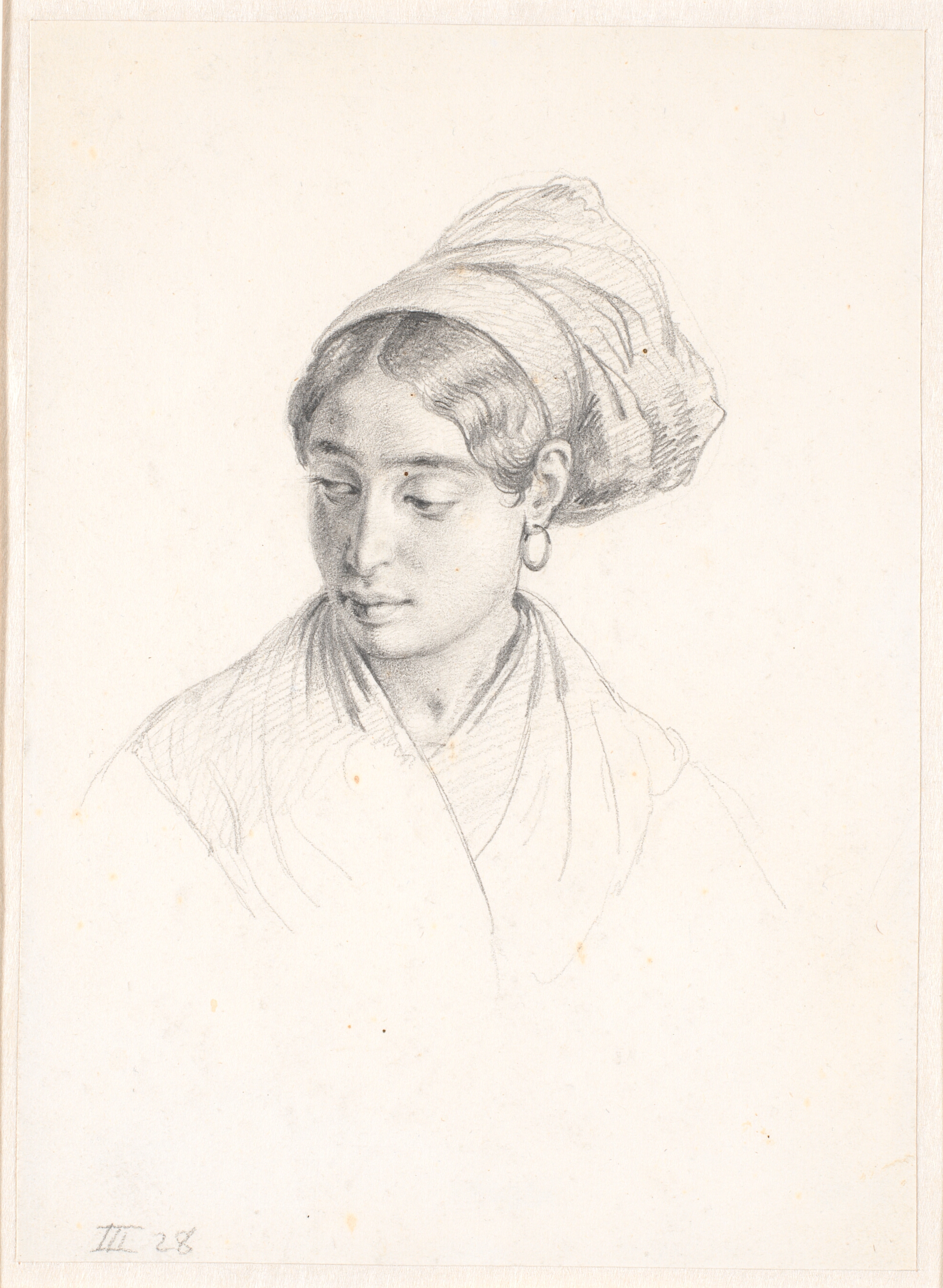 Hoved af italienerinde