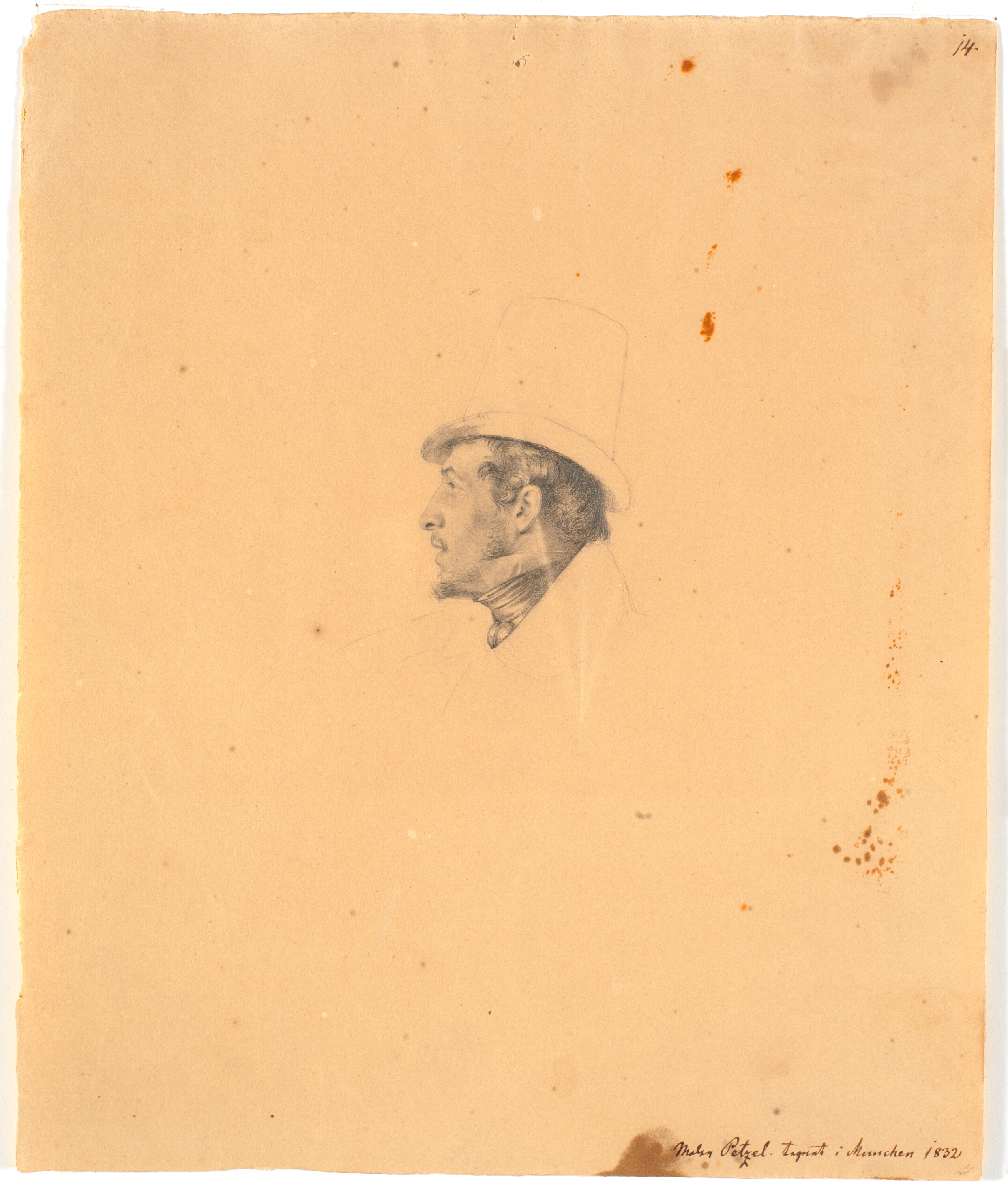 Portræt af maleren Joseph Petzl