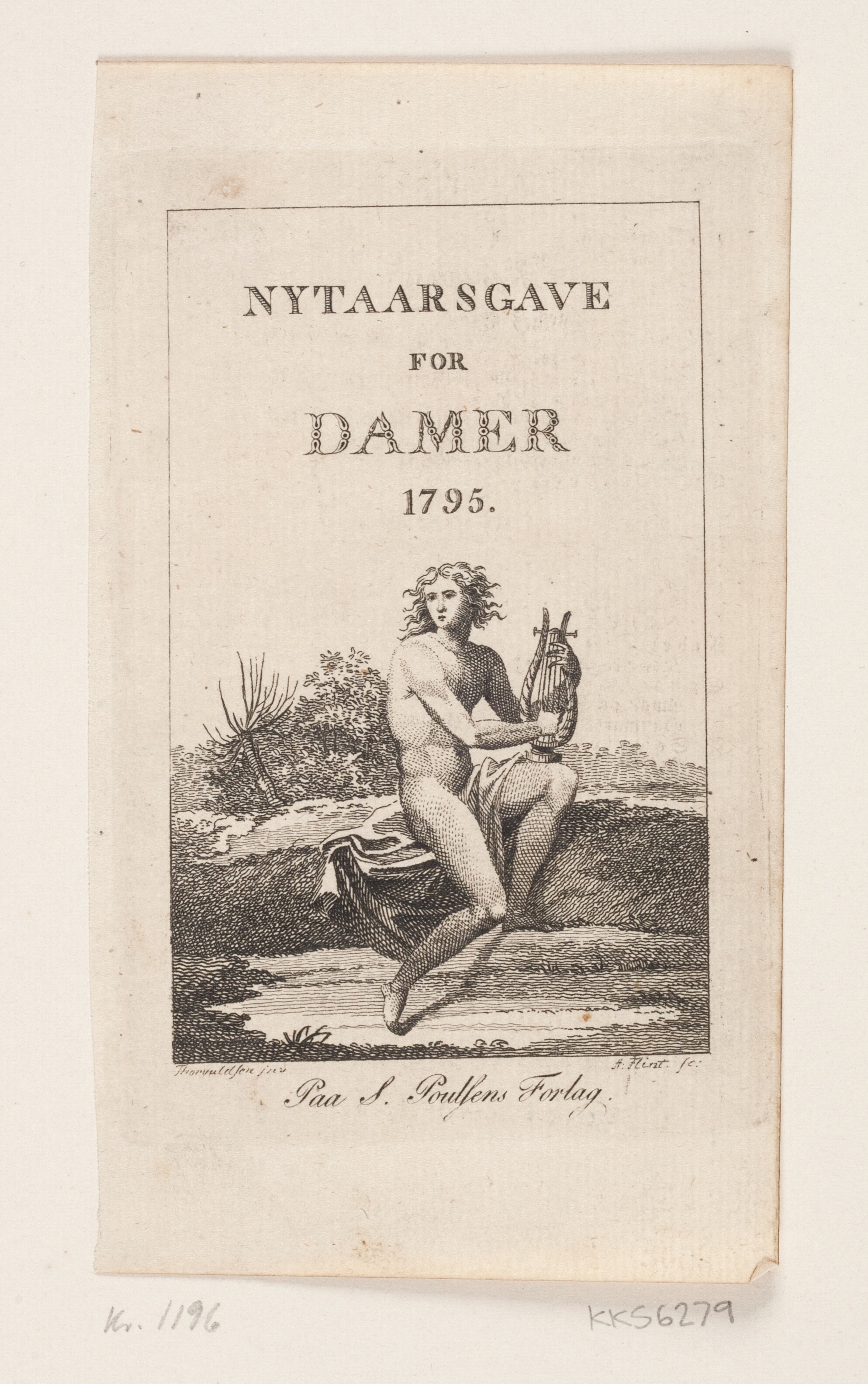 Apollo spillende på lyre