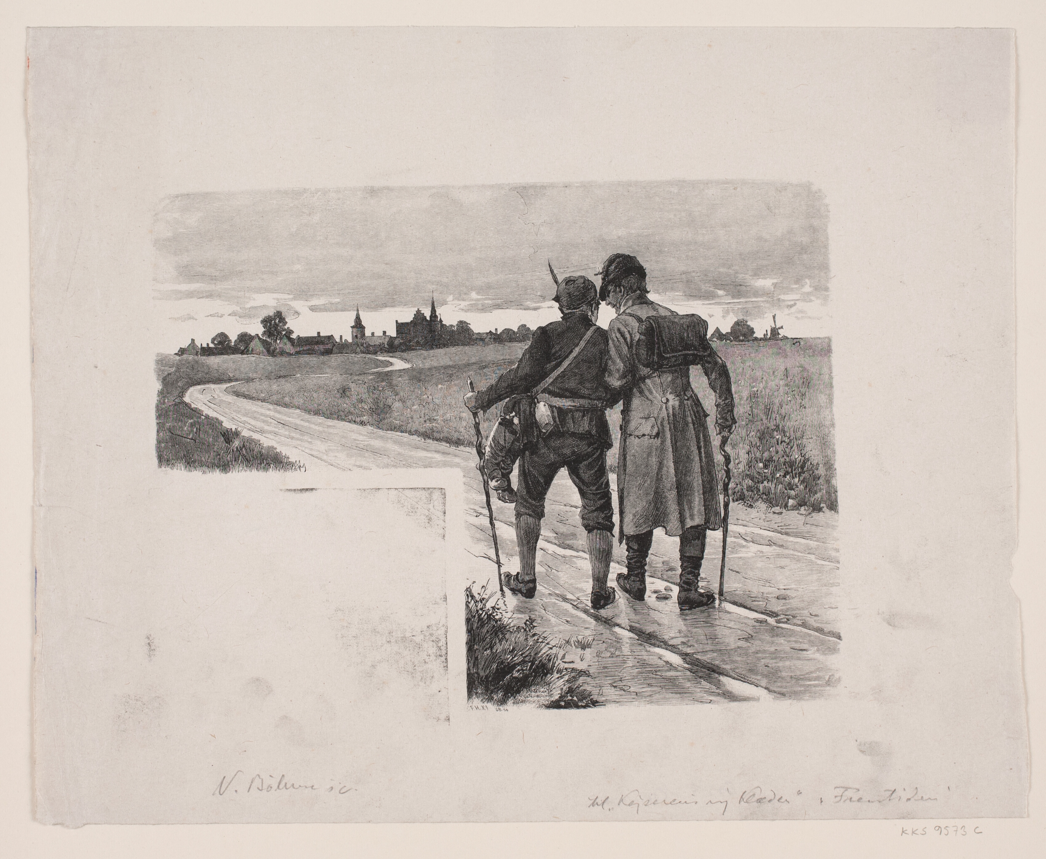 Illustration til H.C. Andersen, "Kejserens nye klæder"