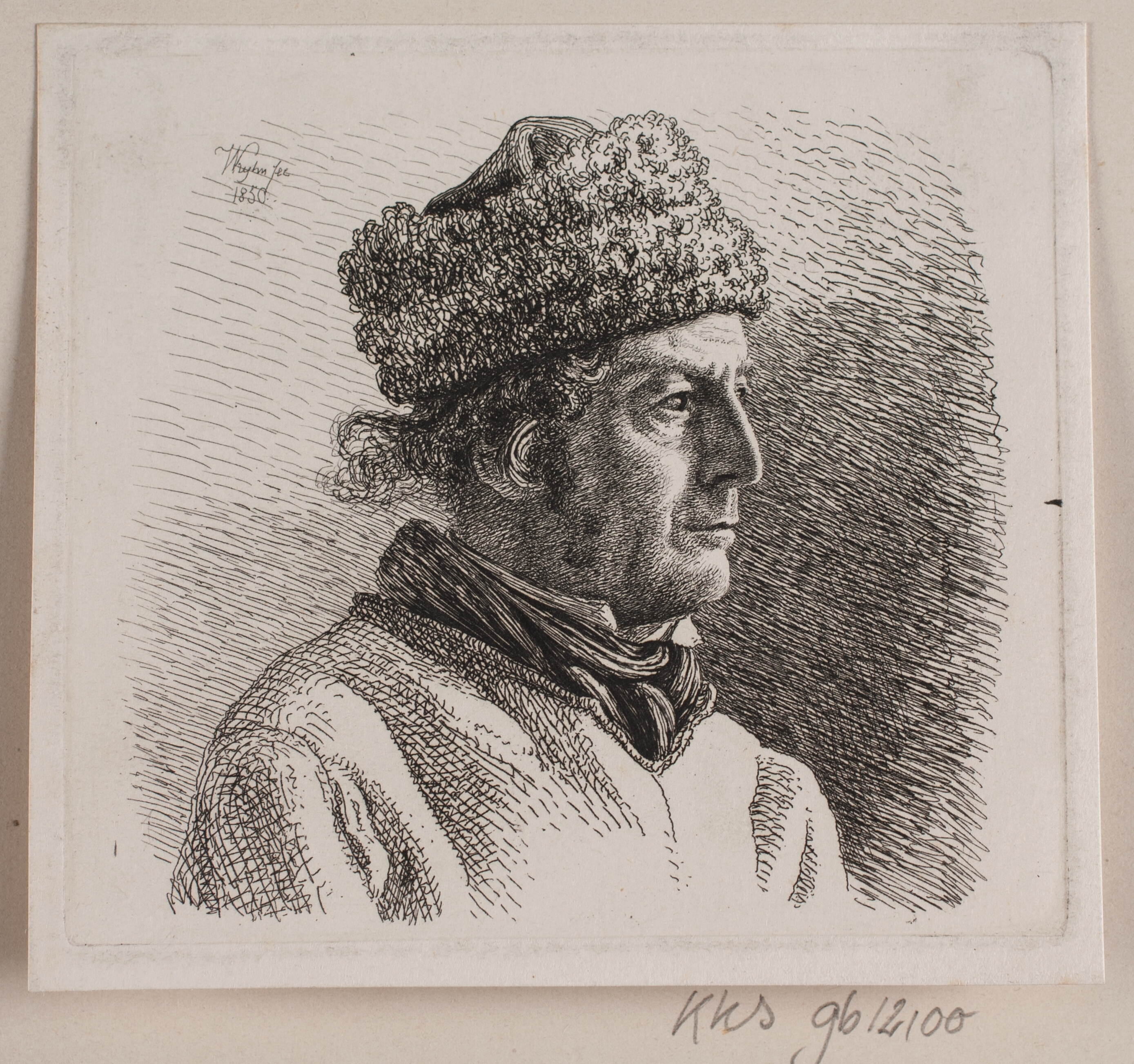 Portræt af Per Johansen, oldermand i Tårbæk