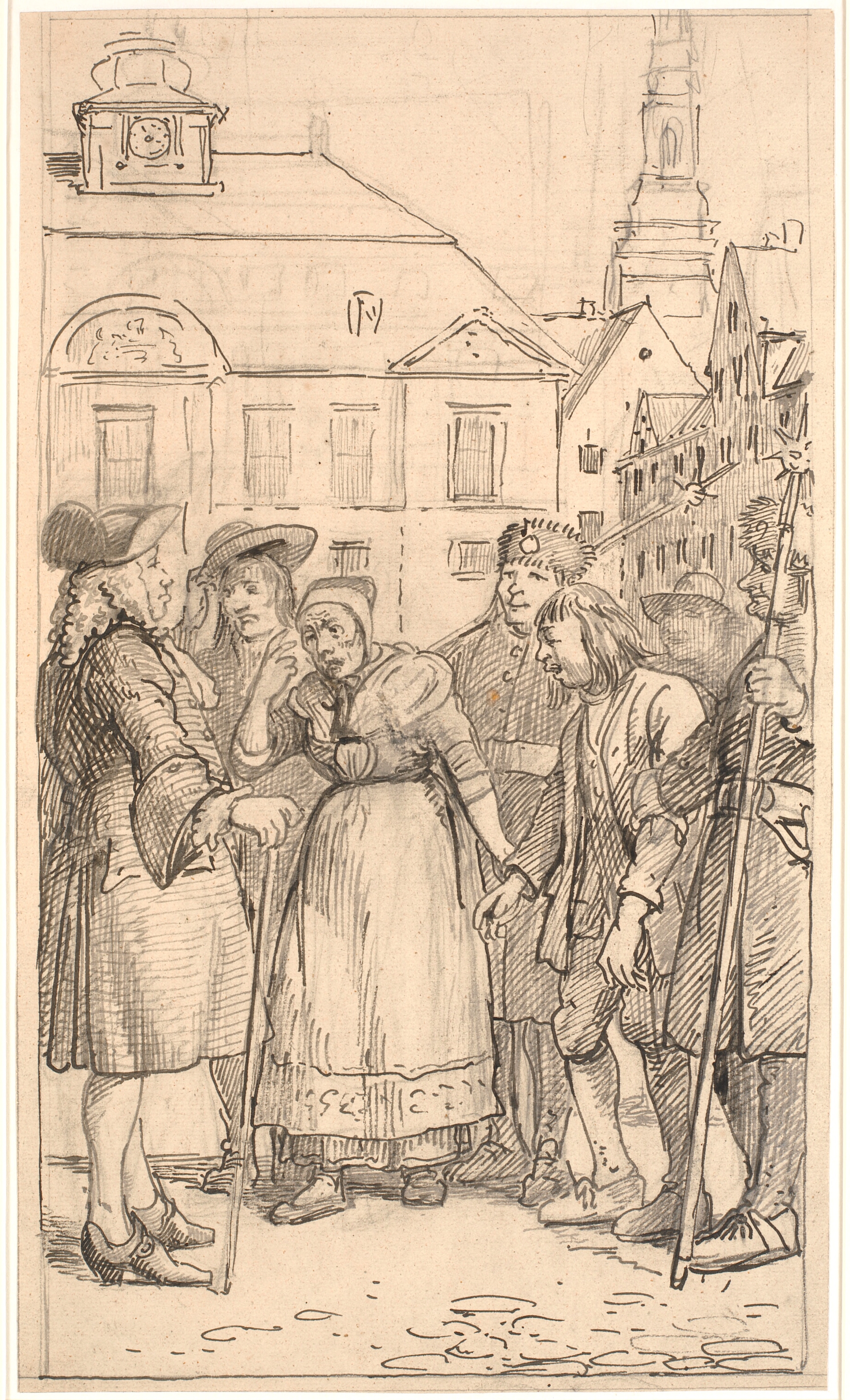 Slutningsscenen af Den pantsatte bondedreng