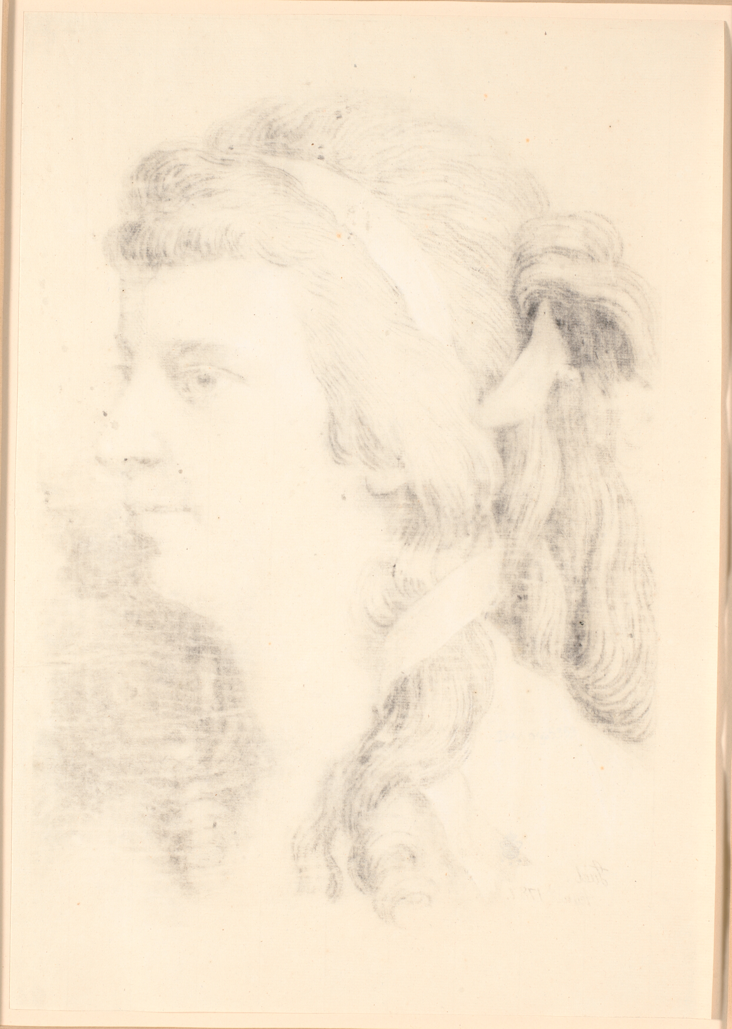 Portræt af Henriette Frederikke Moe