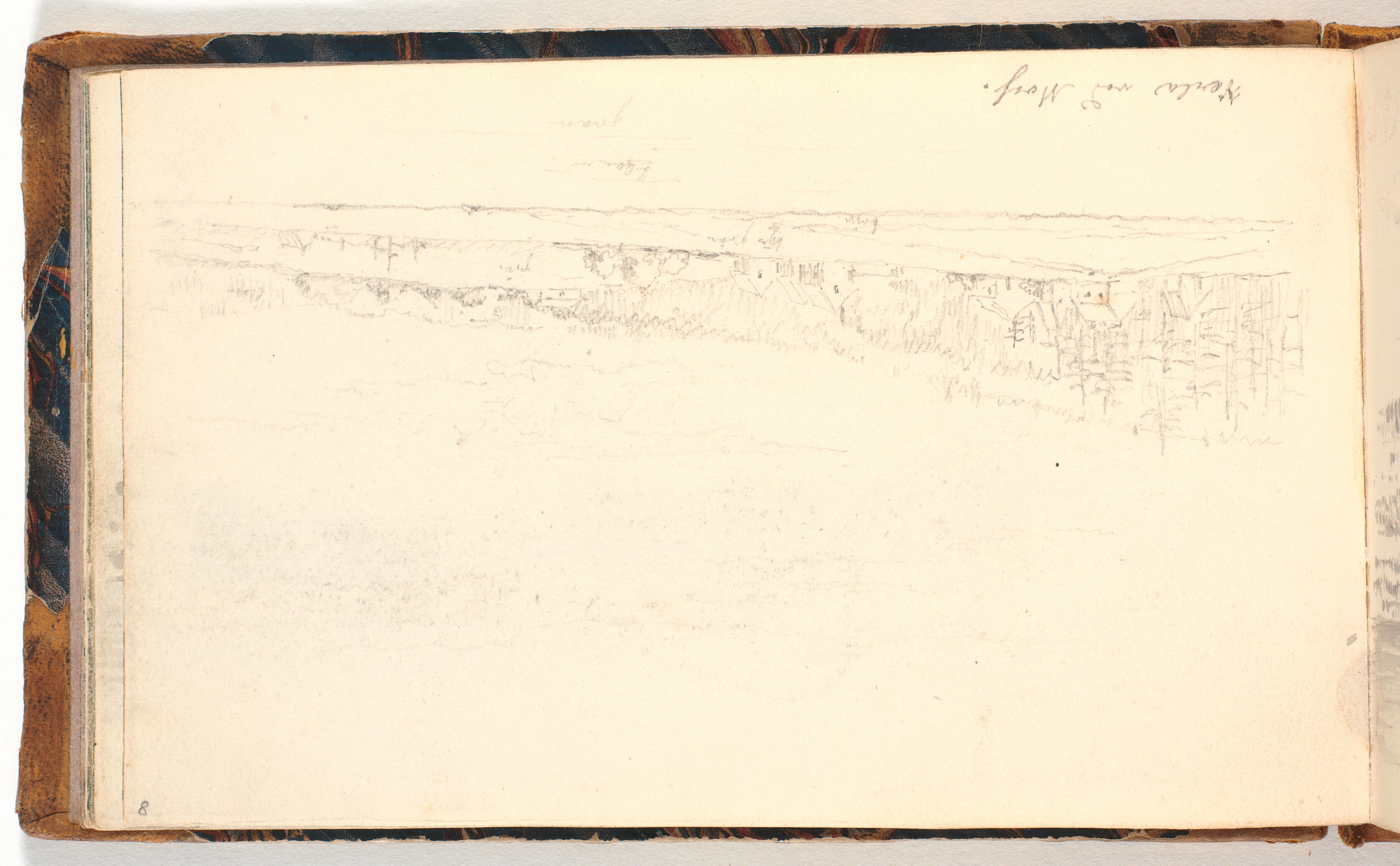 Skovlandskab med huse