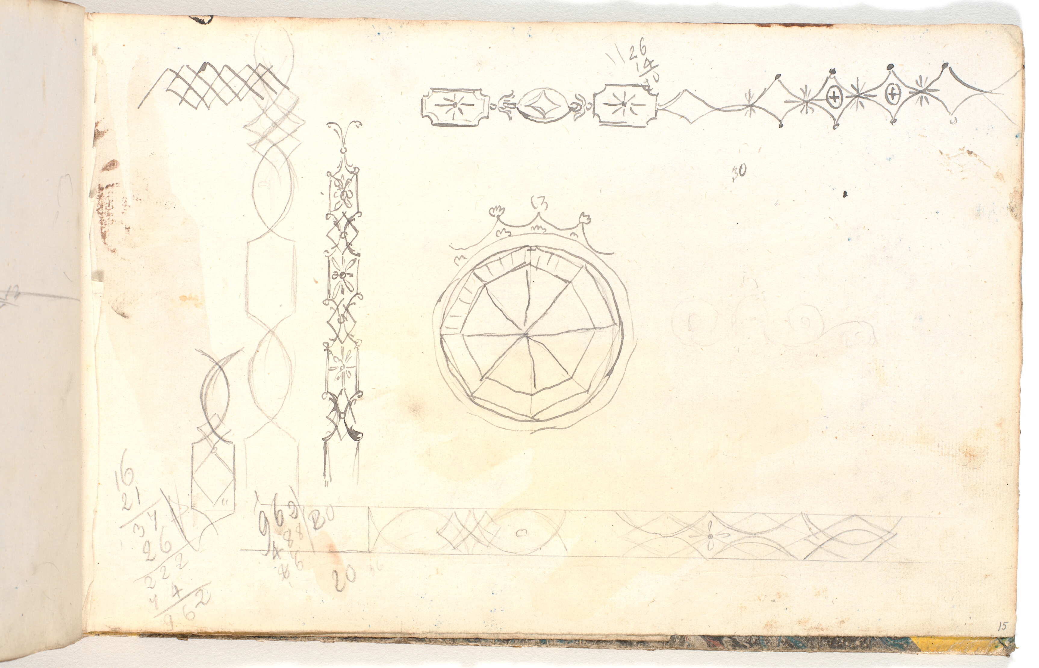 Ornamentborter og regnskaber