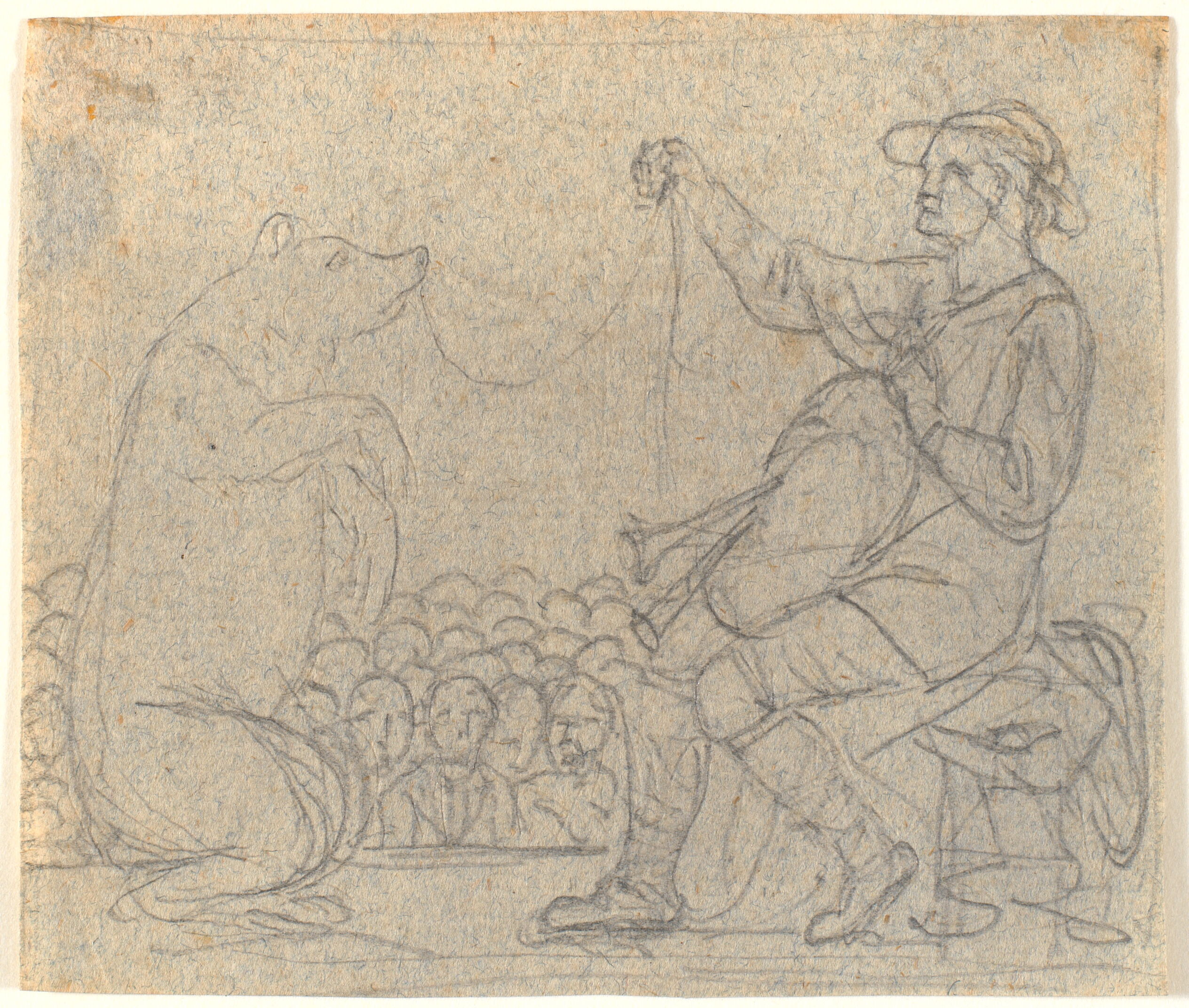 En bjørnetrækker og hans bjørn