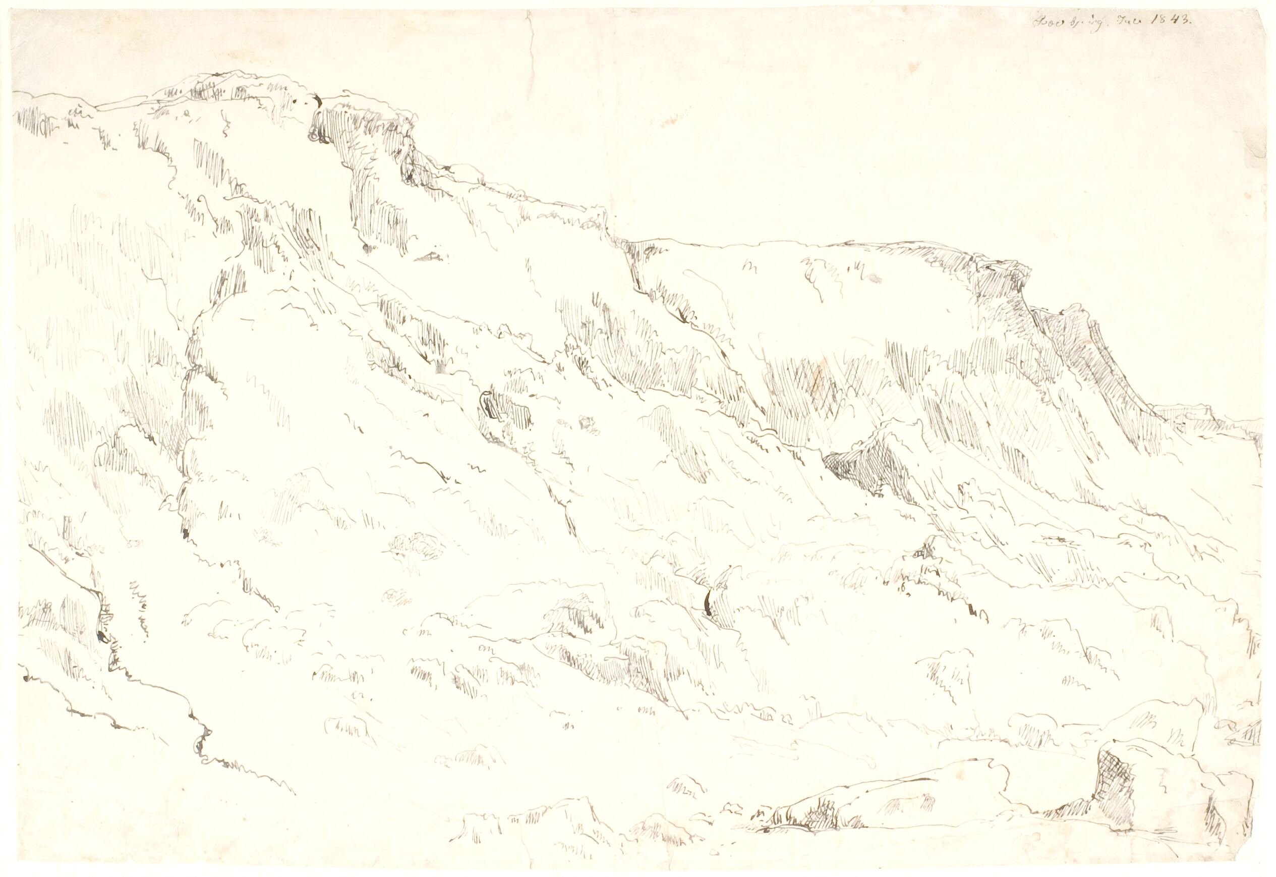 Parti af klinten ved Bovbjerg