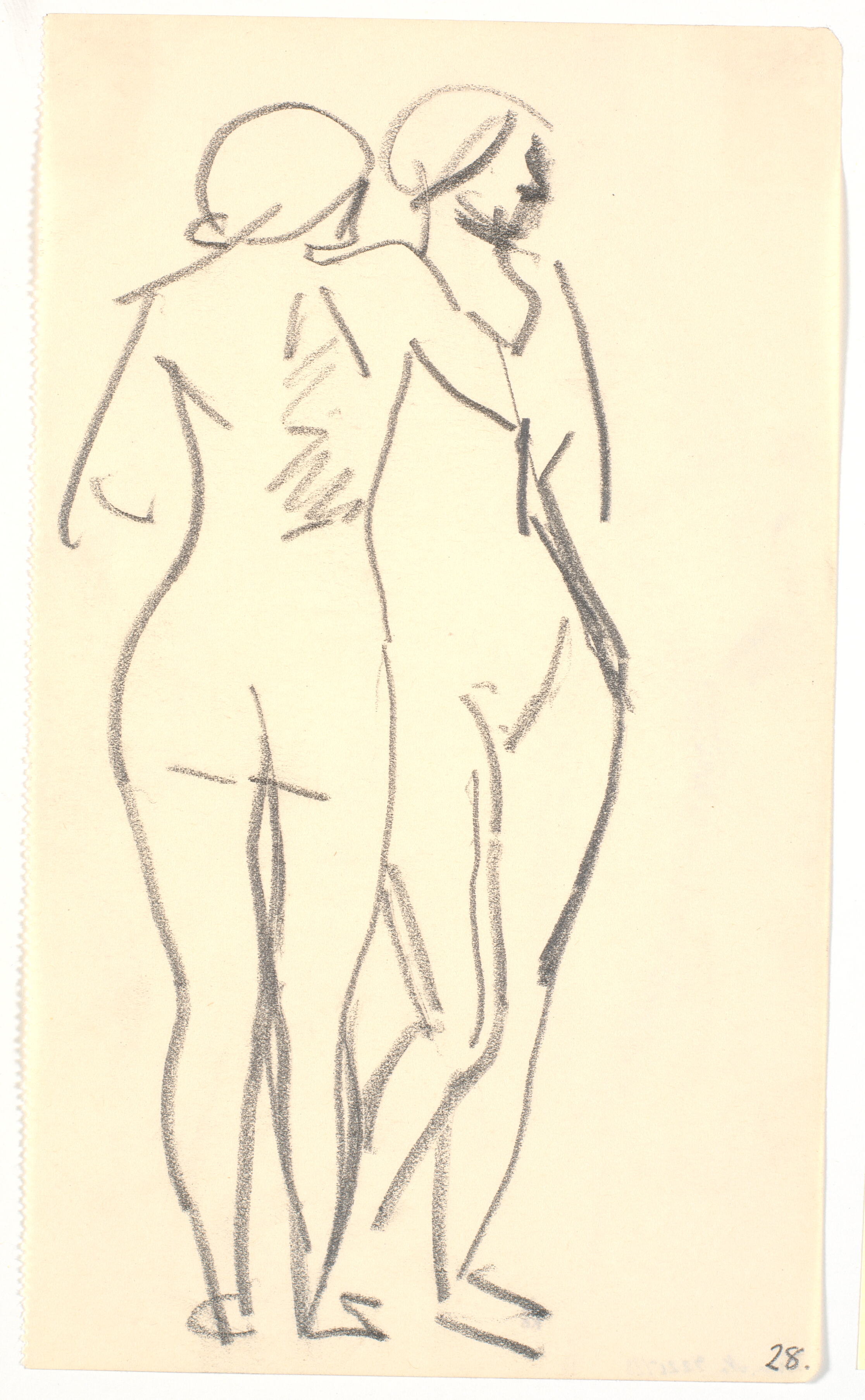 To stående modeller