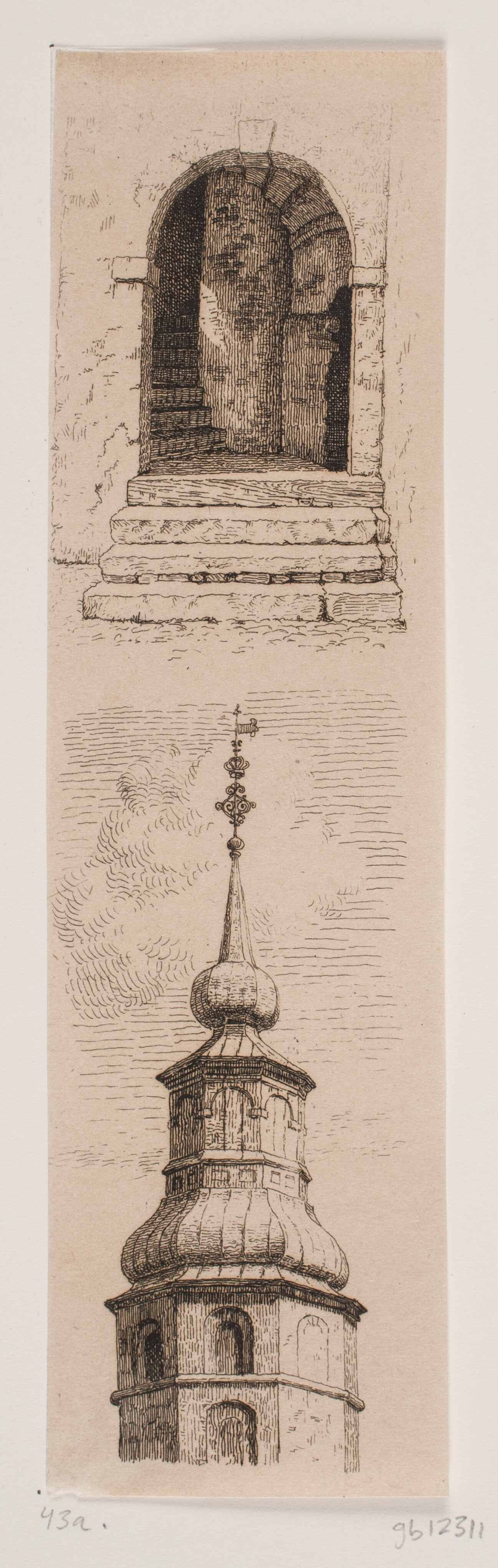 Porten til Nicolai tårn og tøjhustårnet