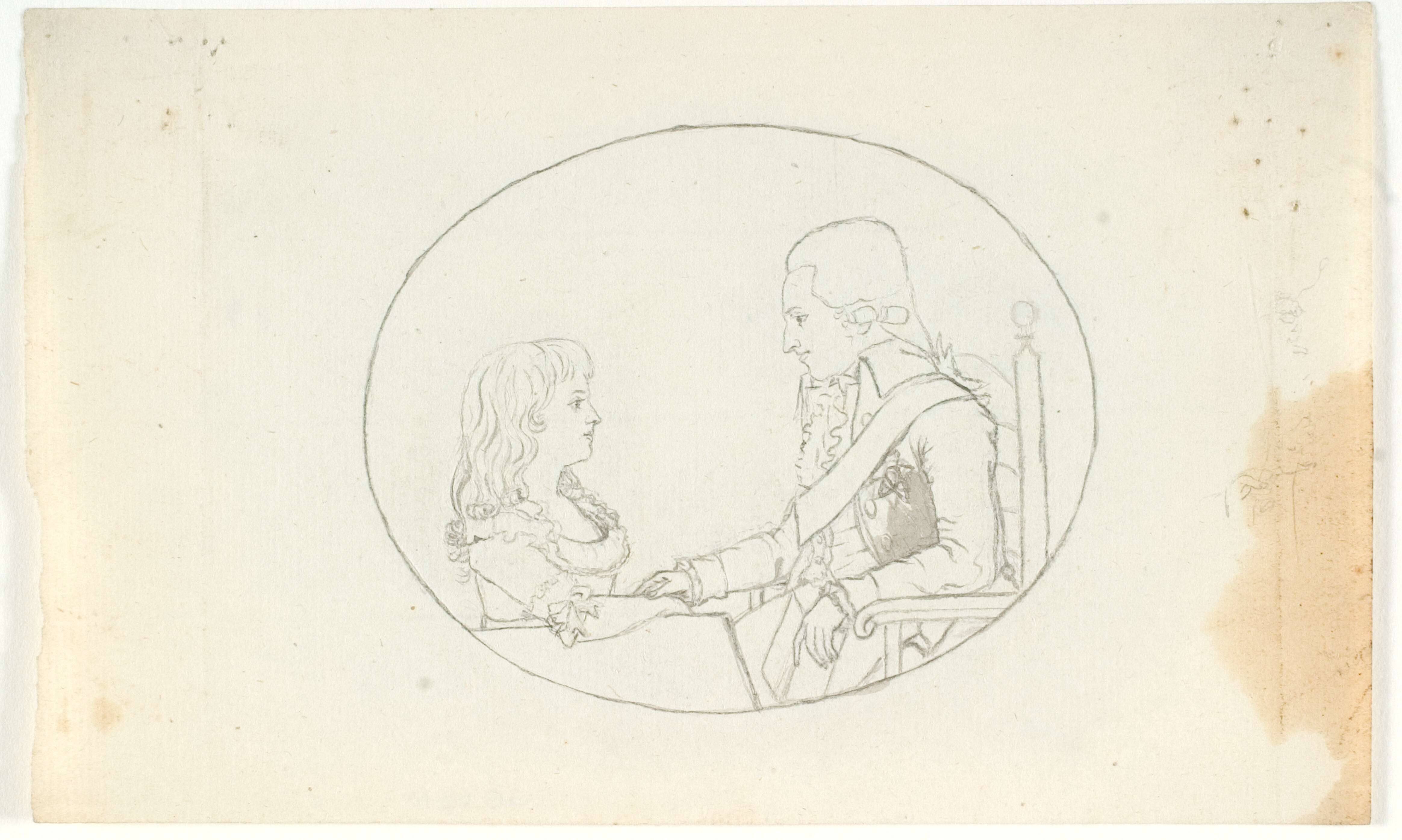 Arveprins Frederik med arveprinsen (Chr. VIII)