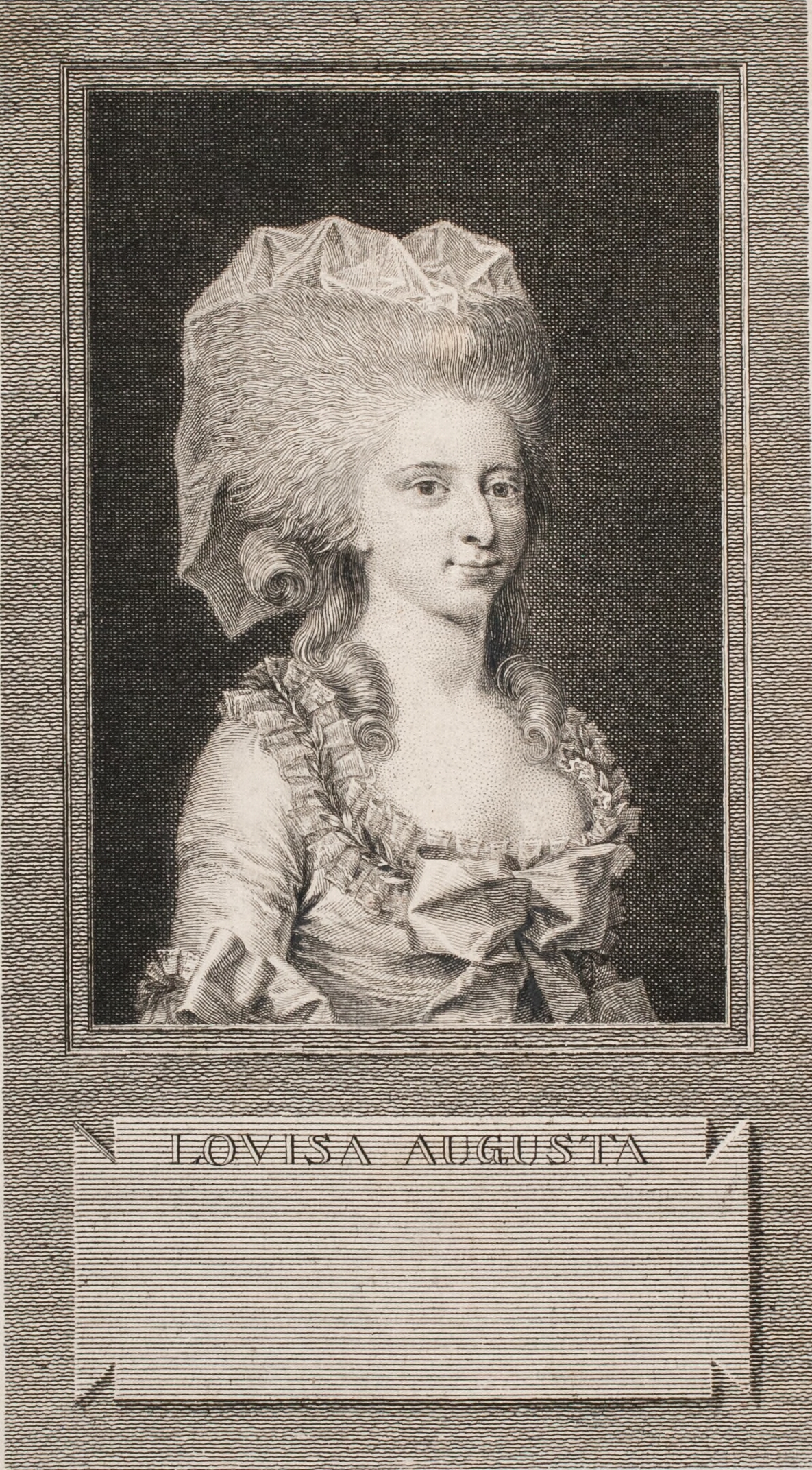 Portræt af prinsesse Louisa Agusta