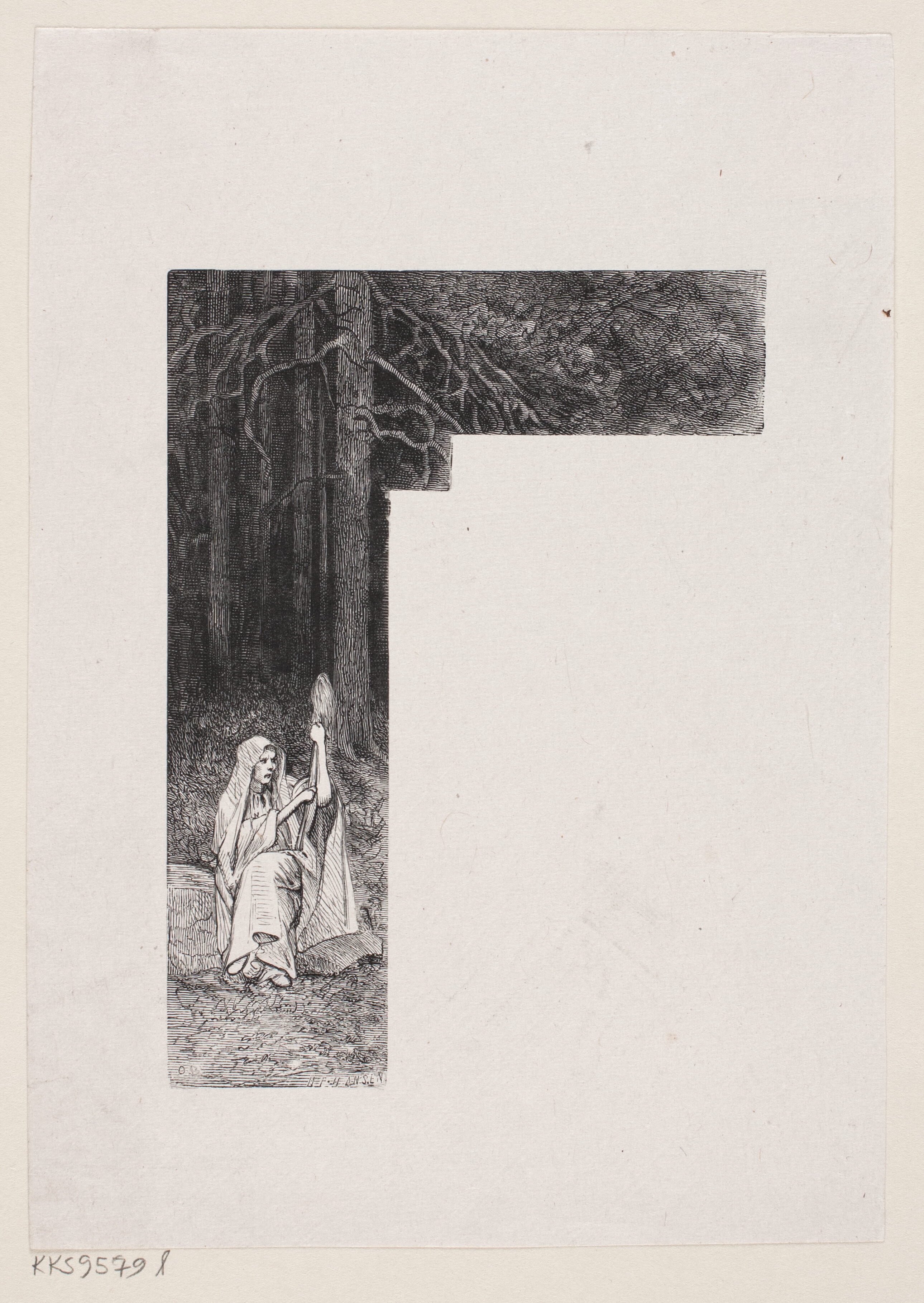 Illustration til "Østenfor Sol og Vestenfor Maane"