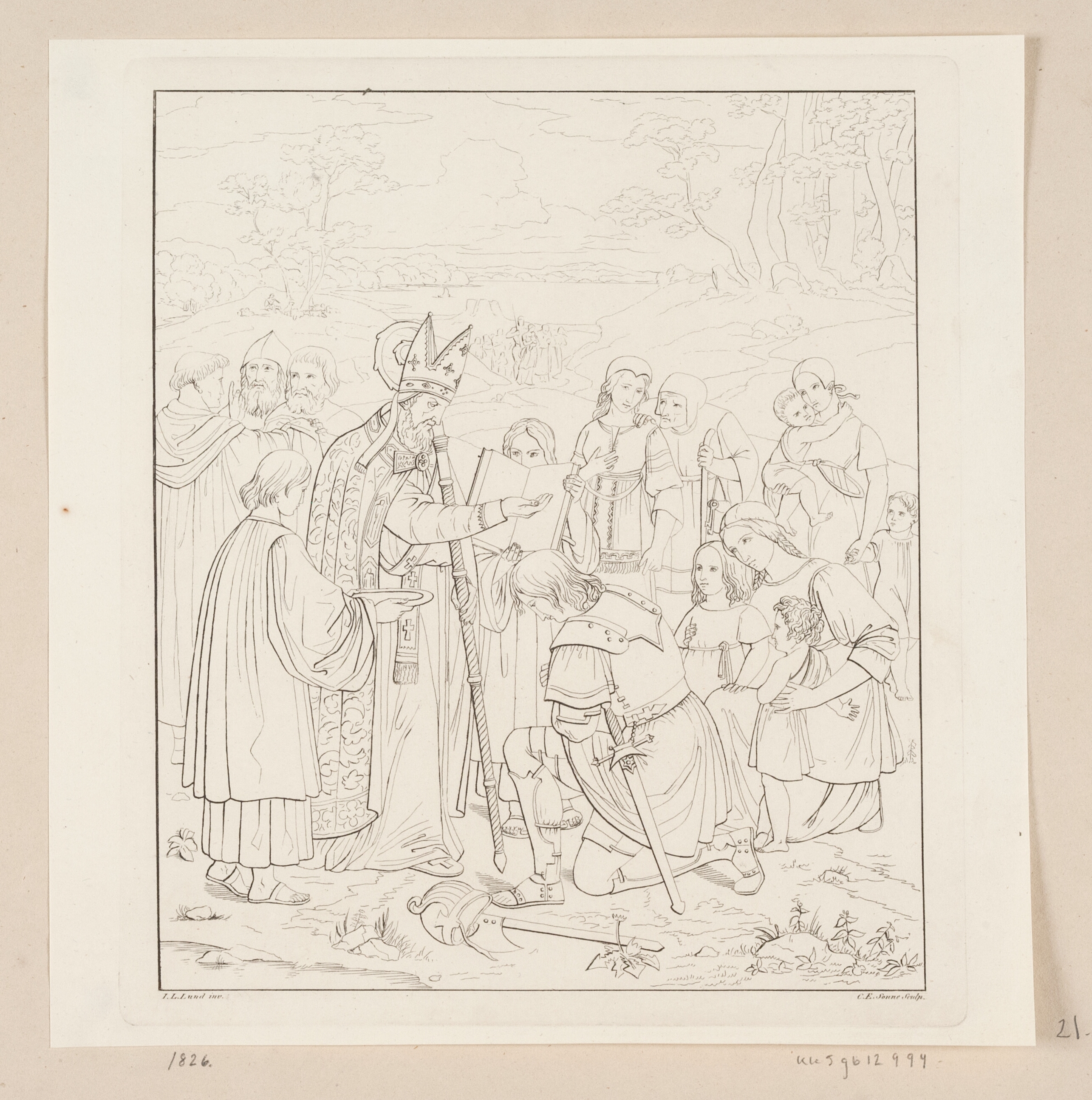 De første danske kristnes dåb