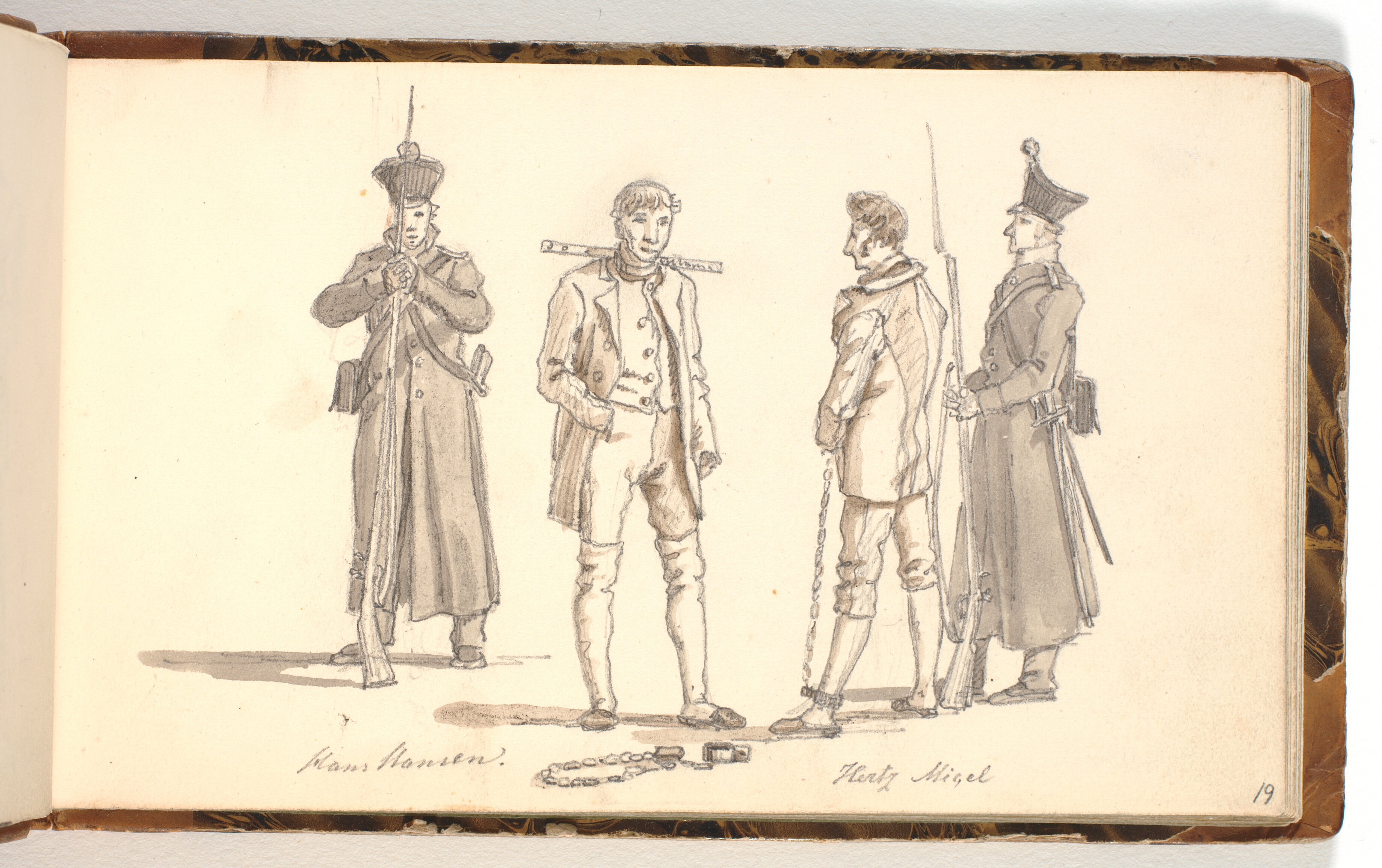 Figurstudier fra Forbedringshuset