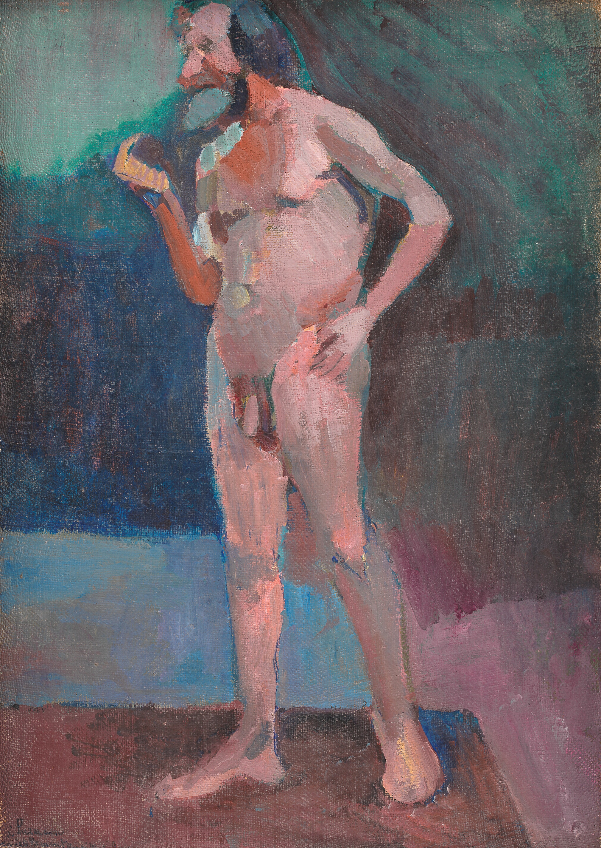 Stående mandlig model