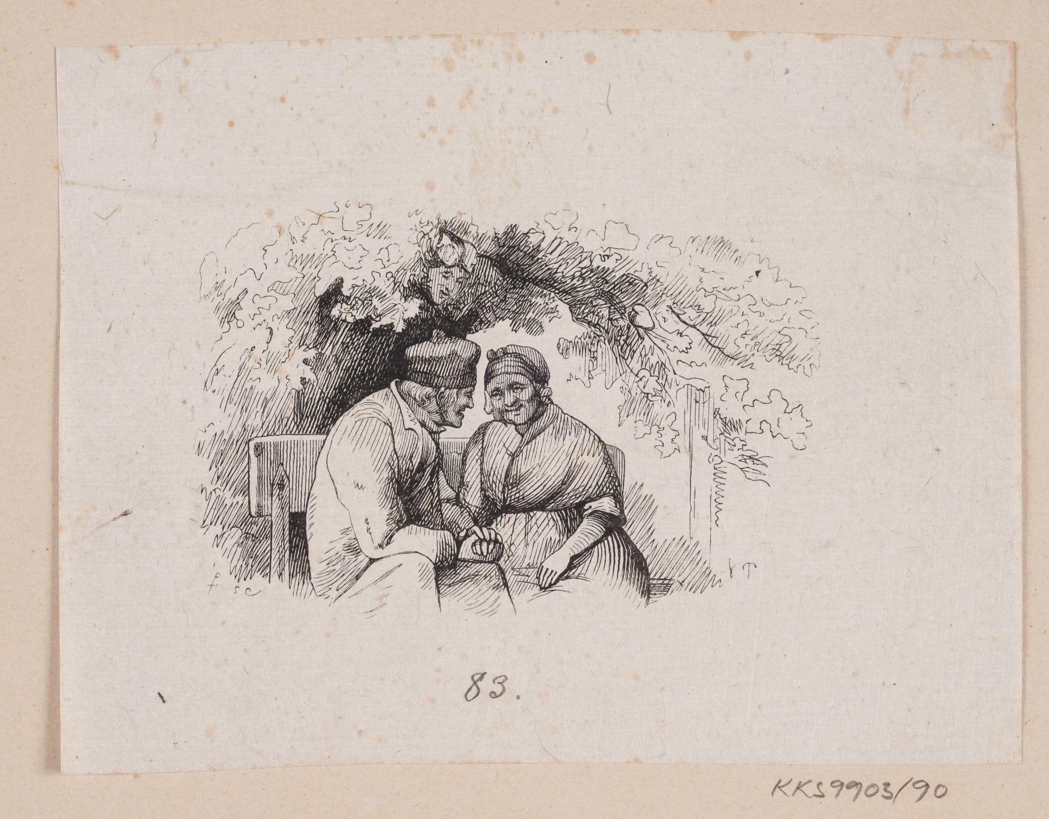 Illustration til "Hyldemoer" i H.C. Andersen, "Eventyr og Historier", Bind 2