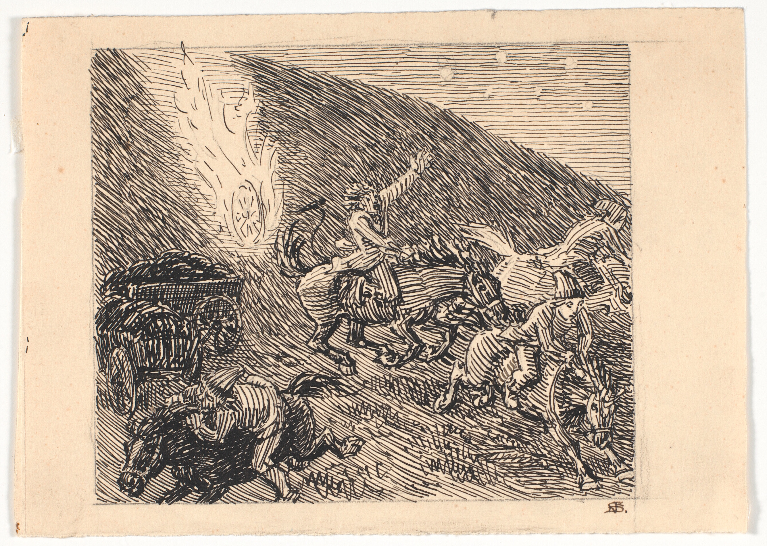 Forarbejde til Gablerne i Brunde