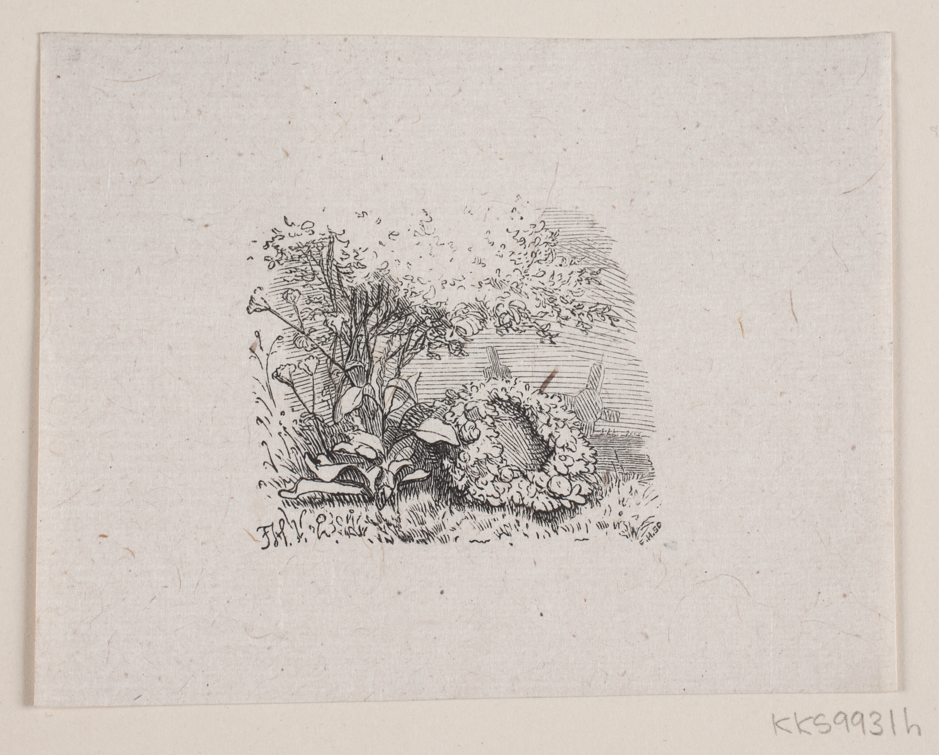 Illustration til "De sidste timer", digt af H. J. Greensteen