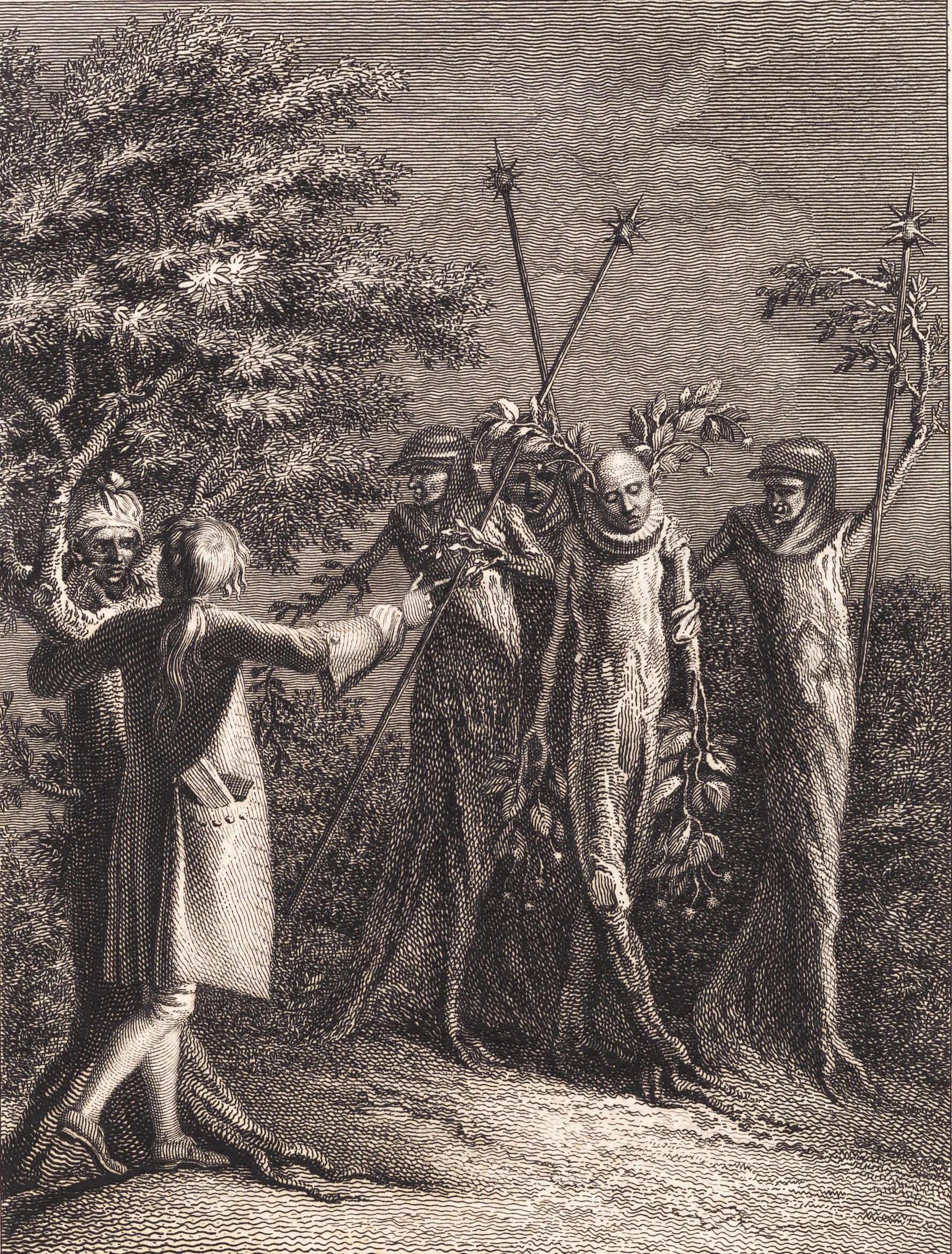 Niels Klim ser en potuansk misdæder blive ført afsted af tre vægtere