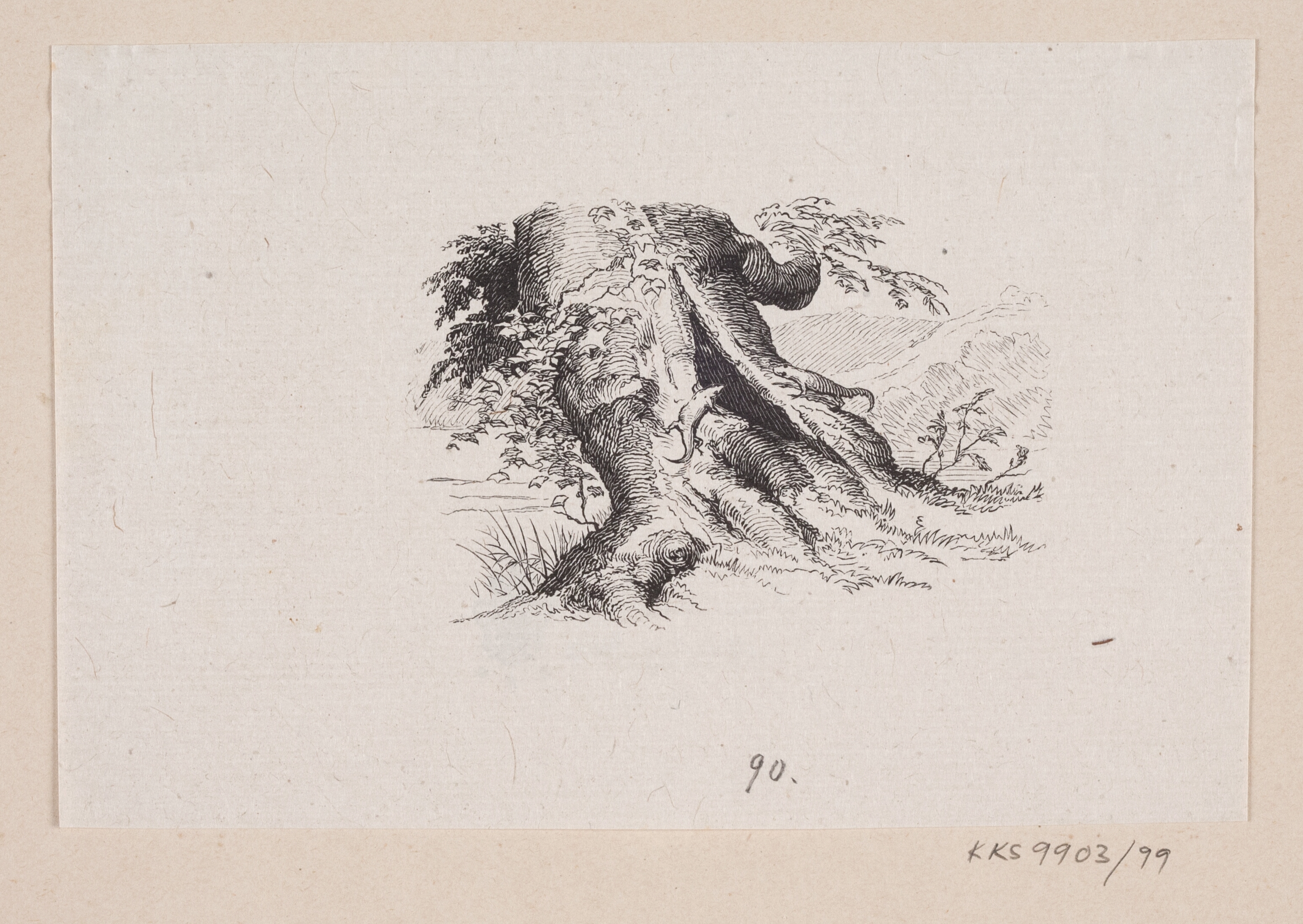 Illustration til "Elverhøi" i H.C. Andersen, "Eventyr og Historier", Bind 2