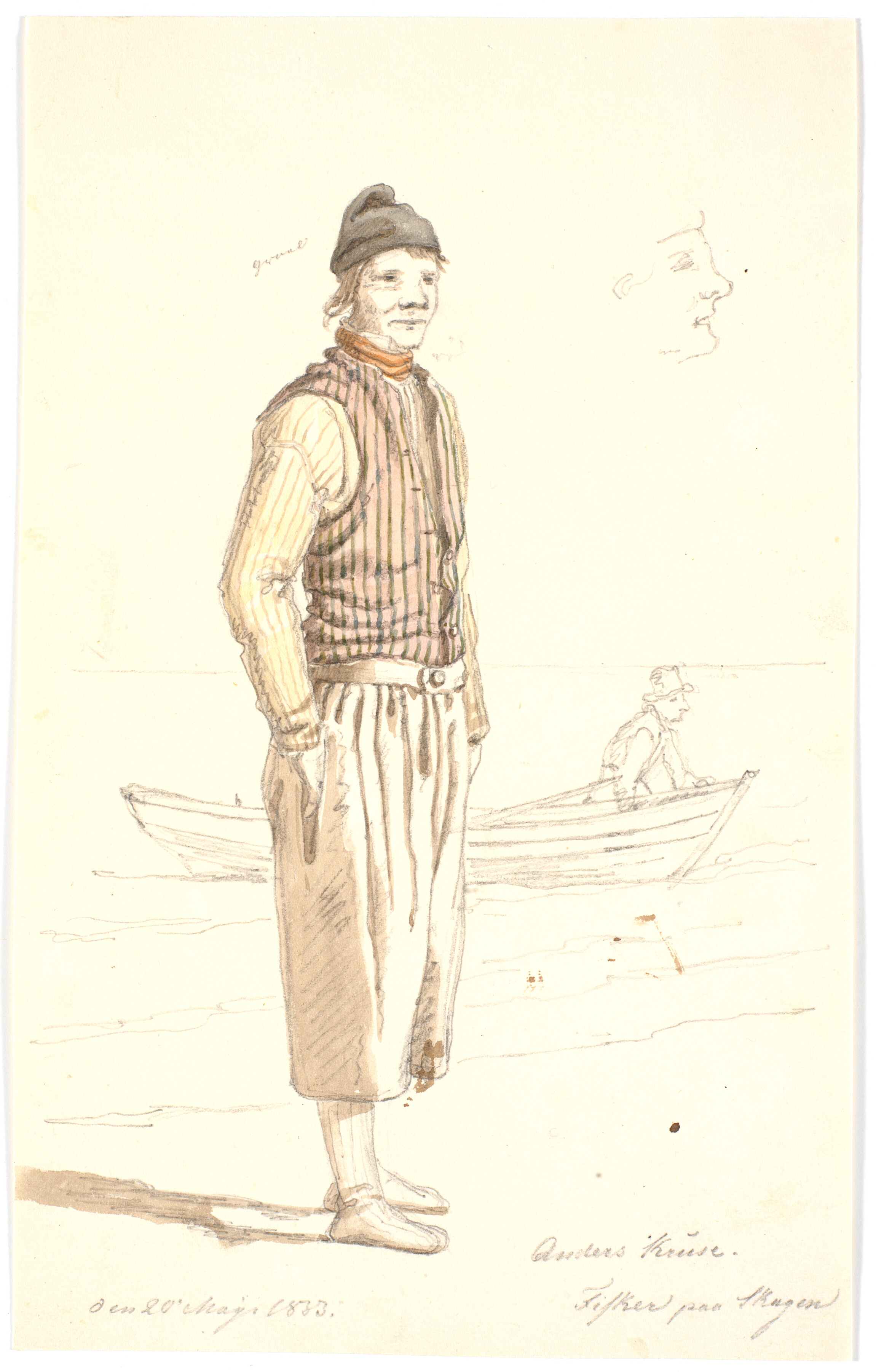 Anders Kruse. Fisker paa Skagen